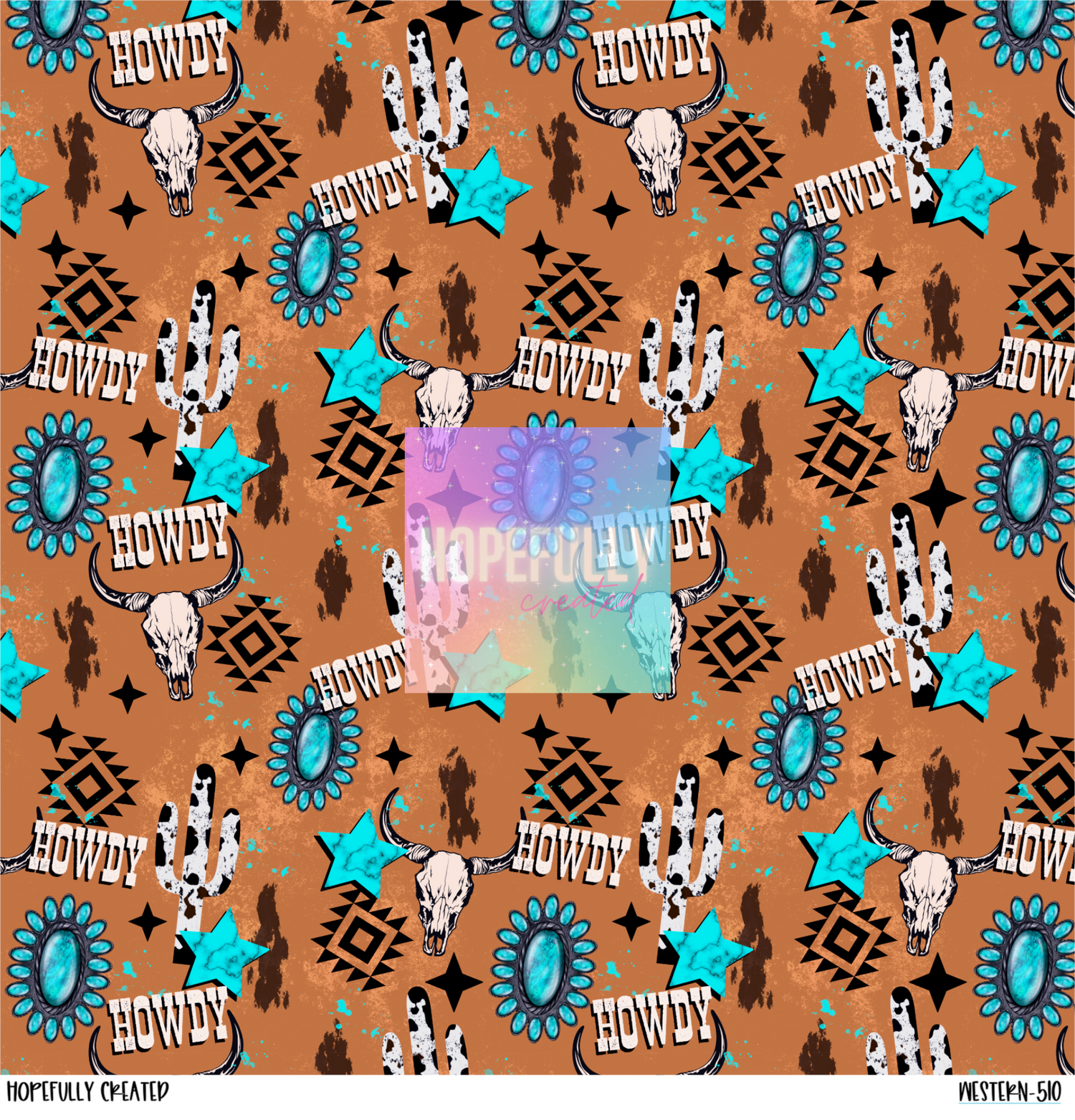 Western Print Vinyl Collection - 510