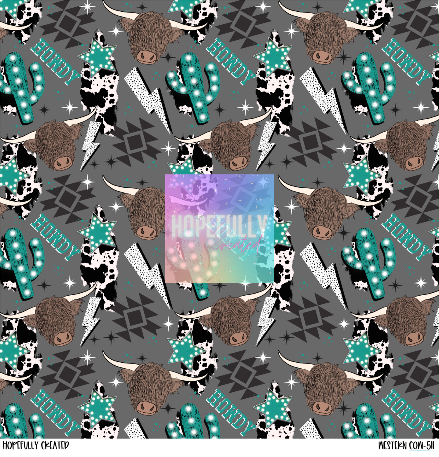 Western Cow Vinyl Collection - 511