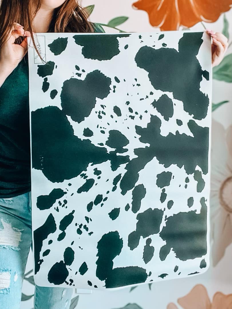 SILICONE COW PRINT MAT