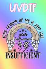 Your opinion UVDTF Decal