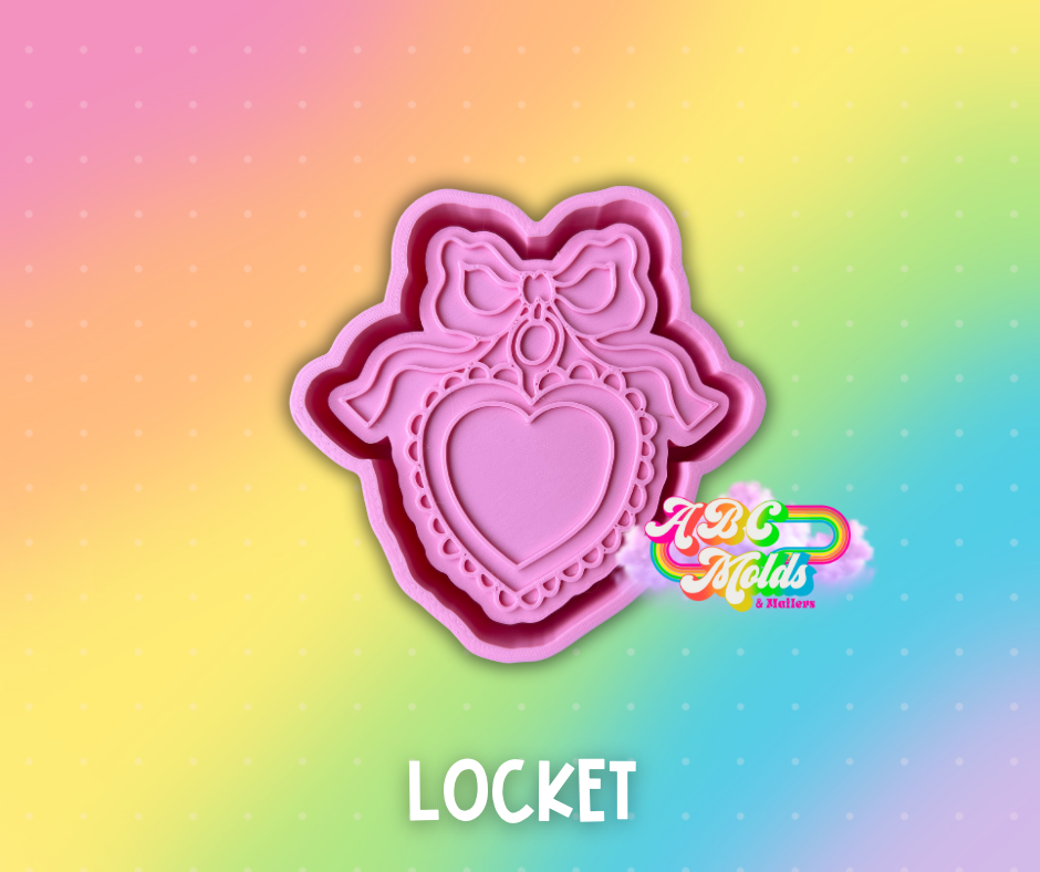 Locket silicone mold