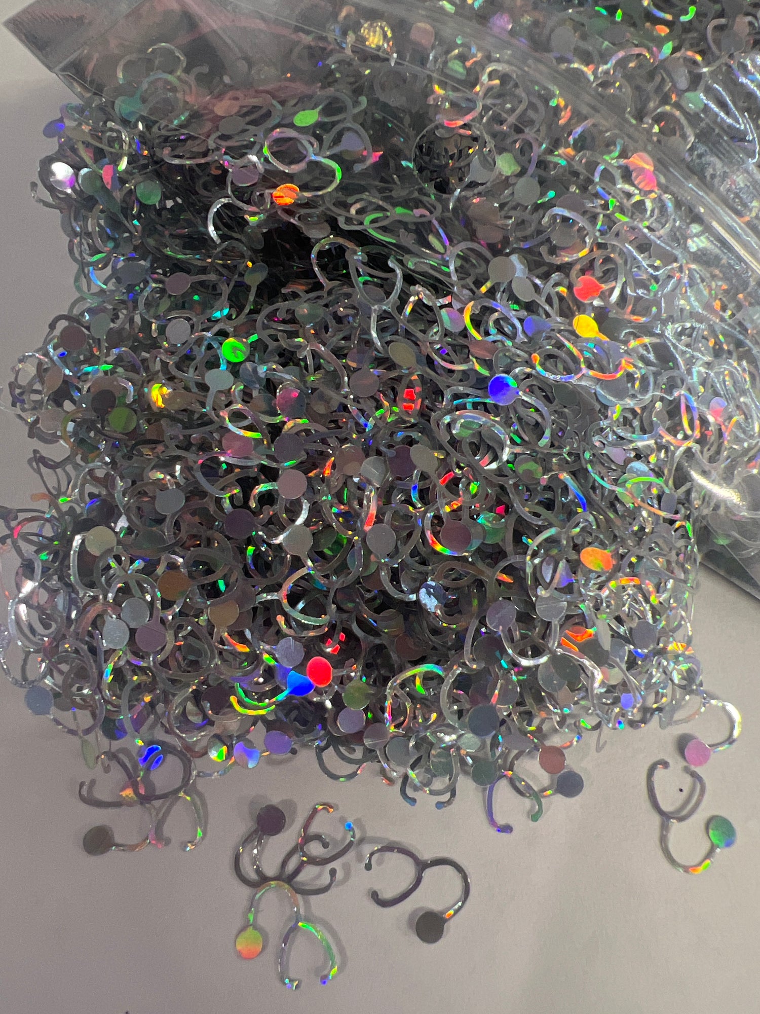 STETHESCOPE Shaped Glitter