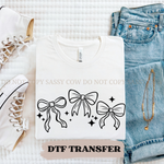 3 BOWS  DTF Transfer 005