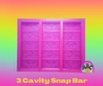 3 Cavity Spooky Snap Bar Mold
