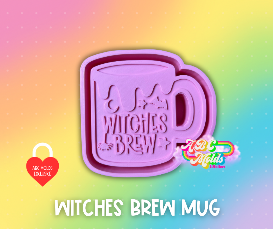 Witches Brew Mug silicone Freshie mold