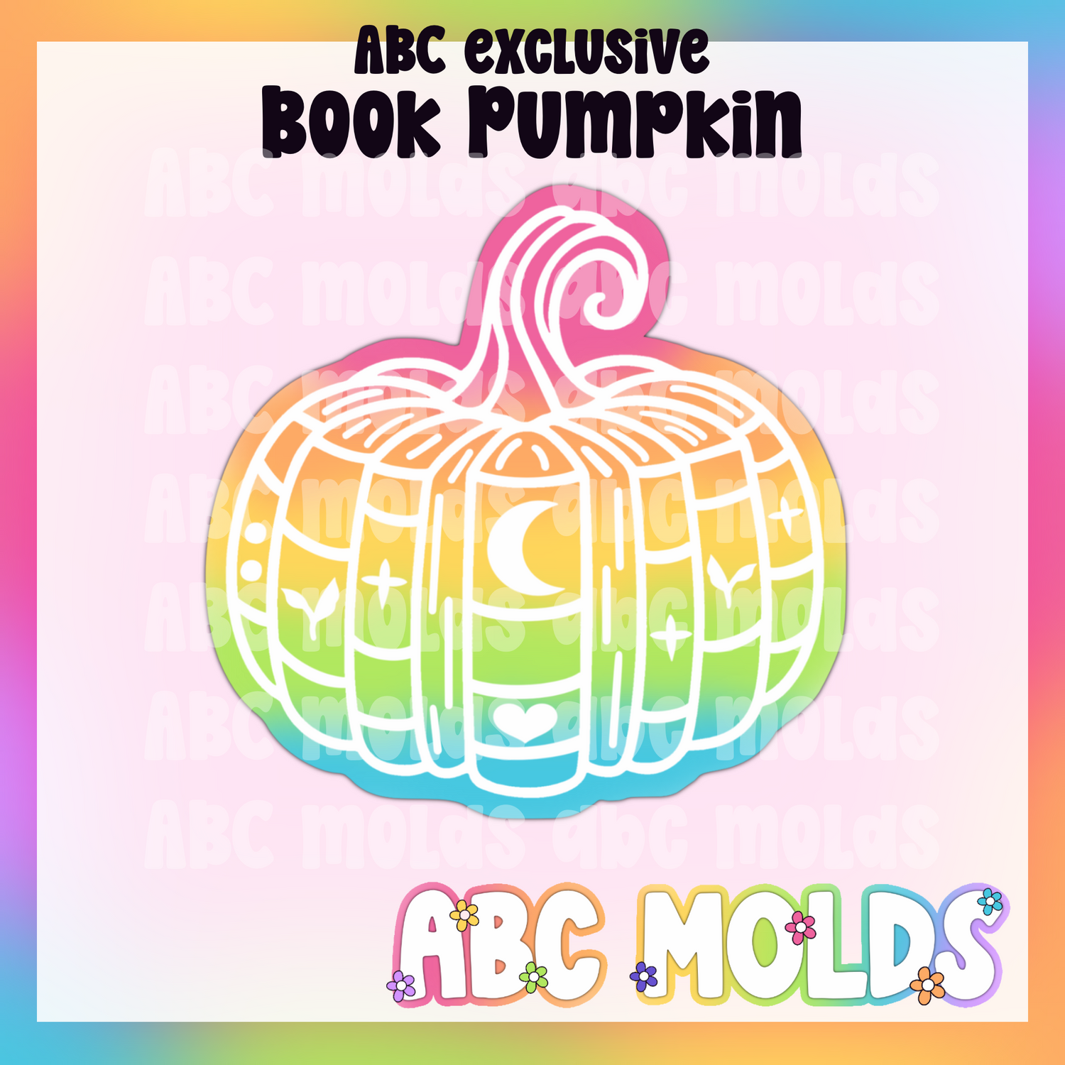 Pumpkin of books silicone freshie mold