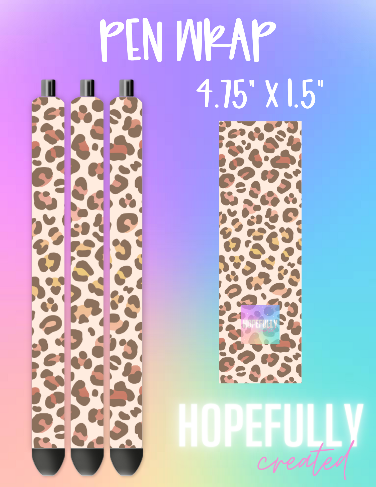 Leopard Pen Wrap-360