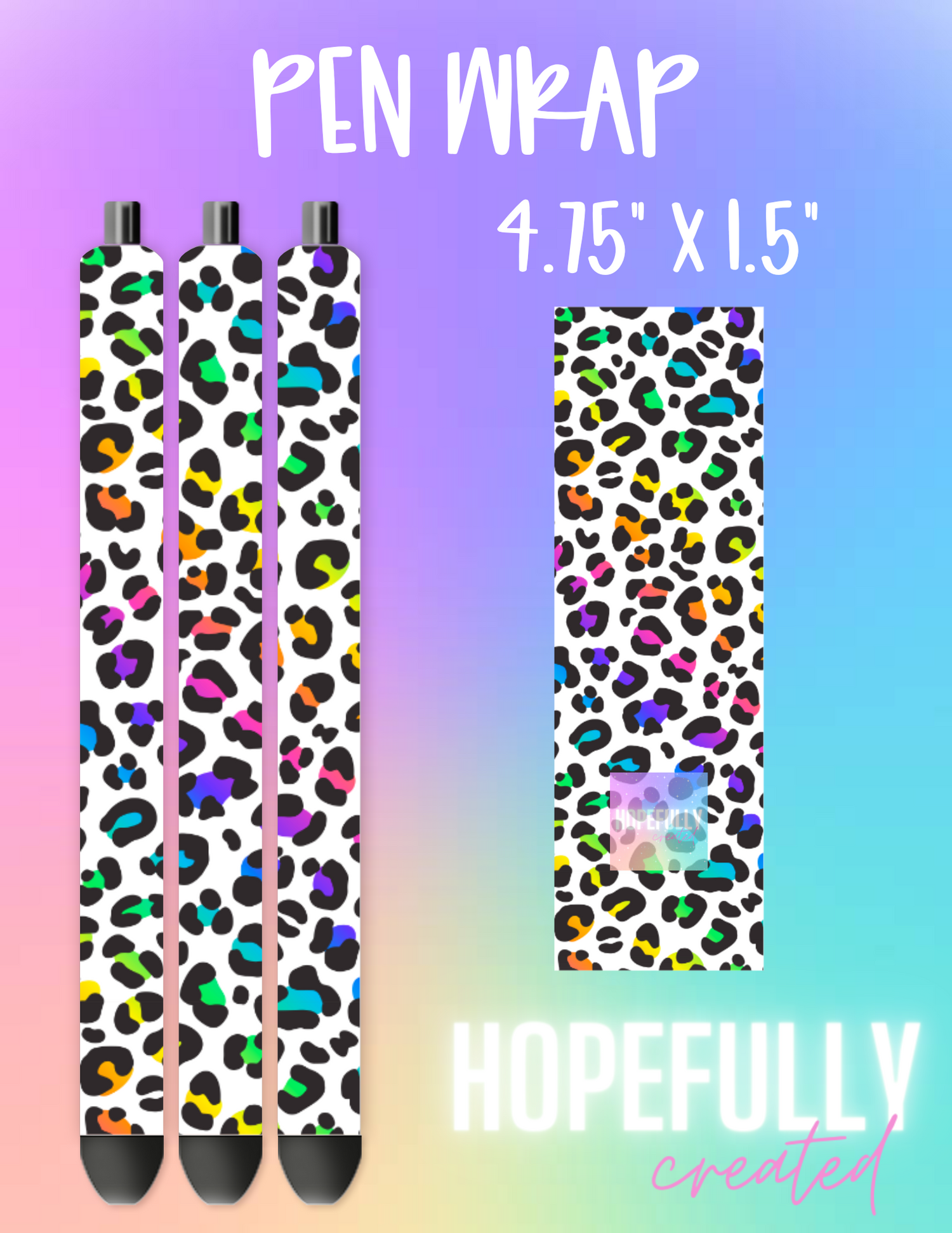 Leopard Pen Wrap-361