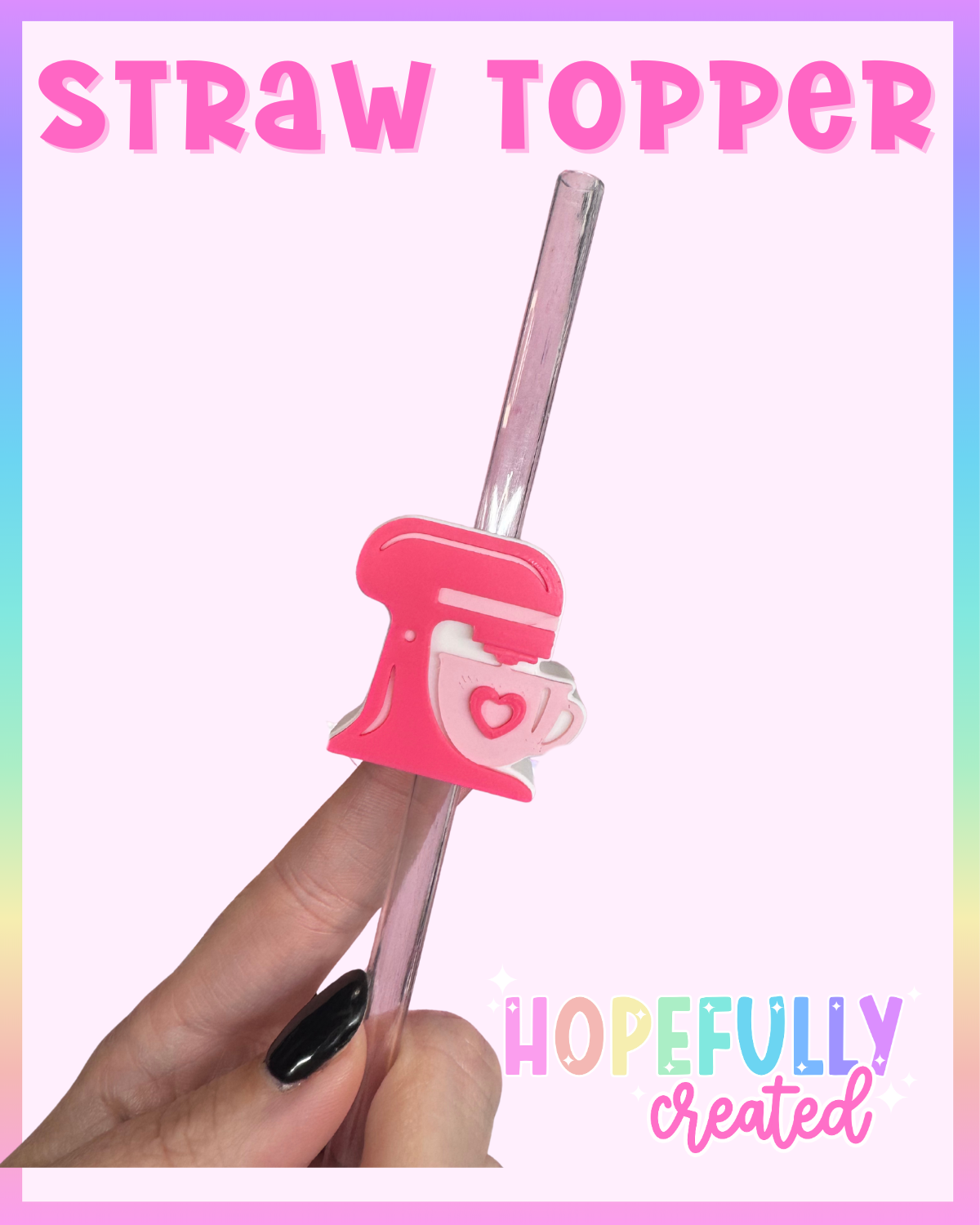 Kitchen Mixer Straw Topper