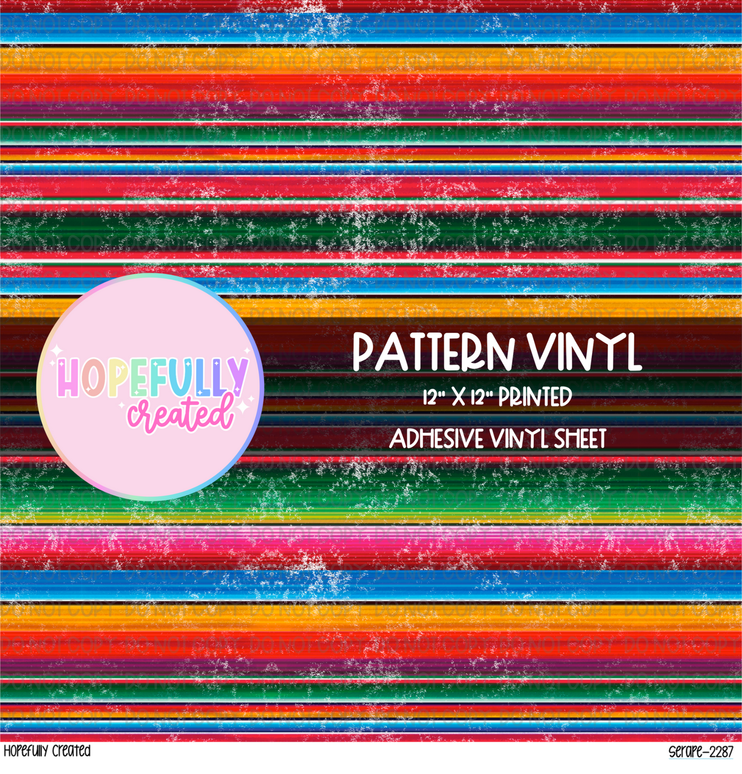 Serape Vinyl Collection- 2287