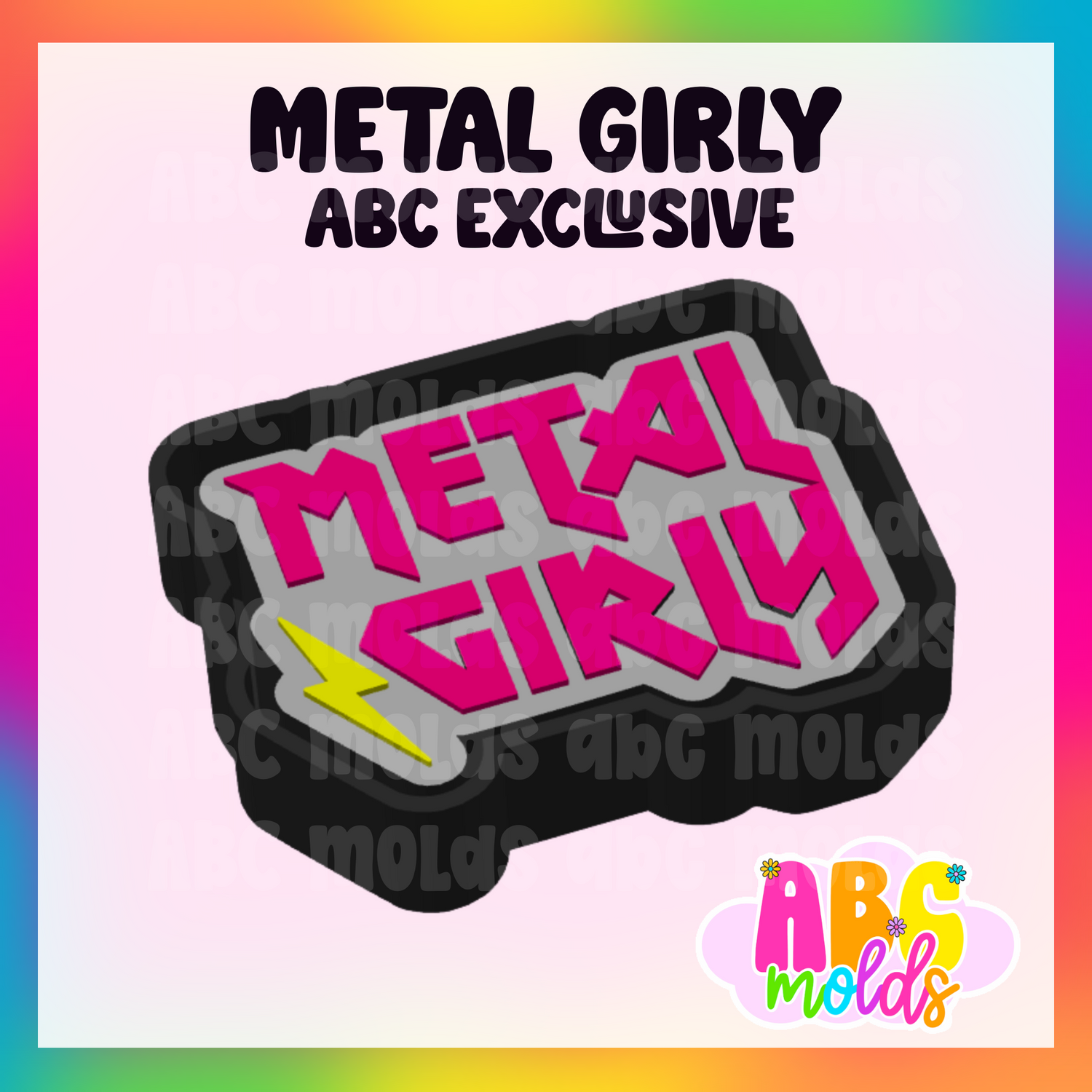 Metal Girly Silicone Freshie Mold
