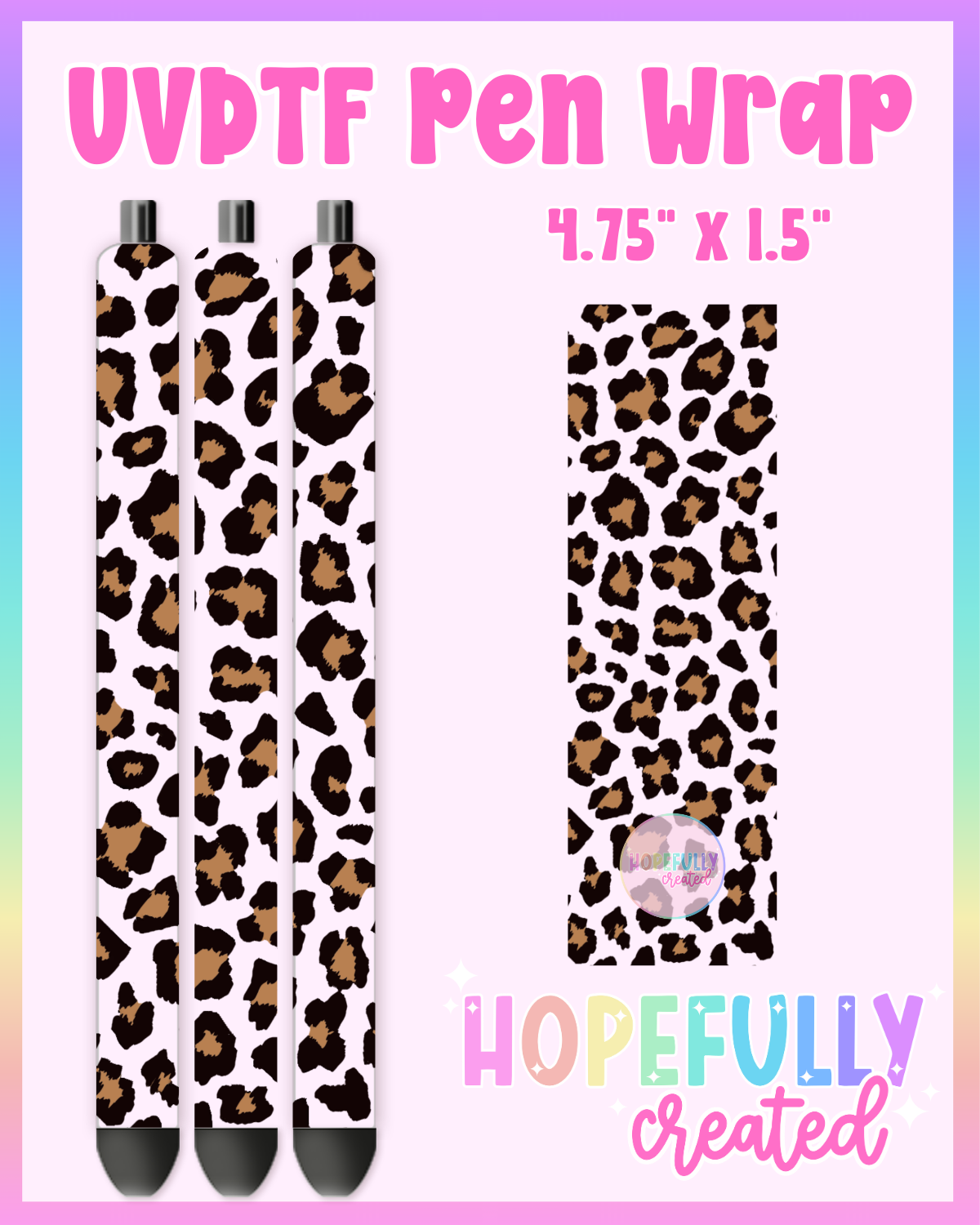 Leopard UVDTF Pen Wrap