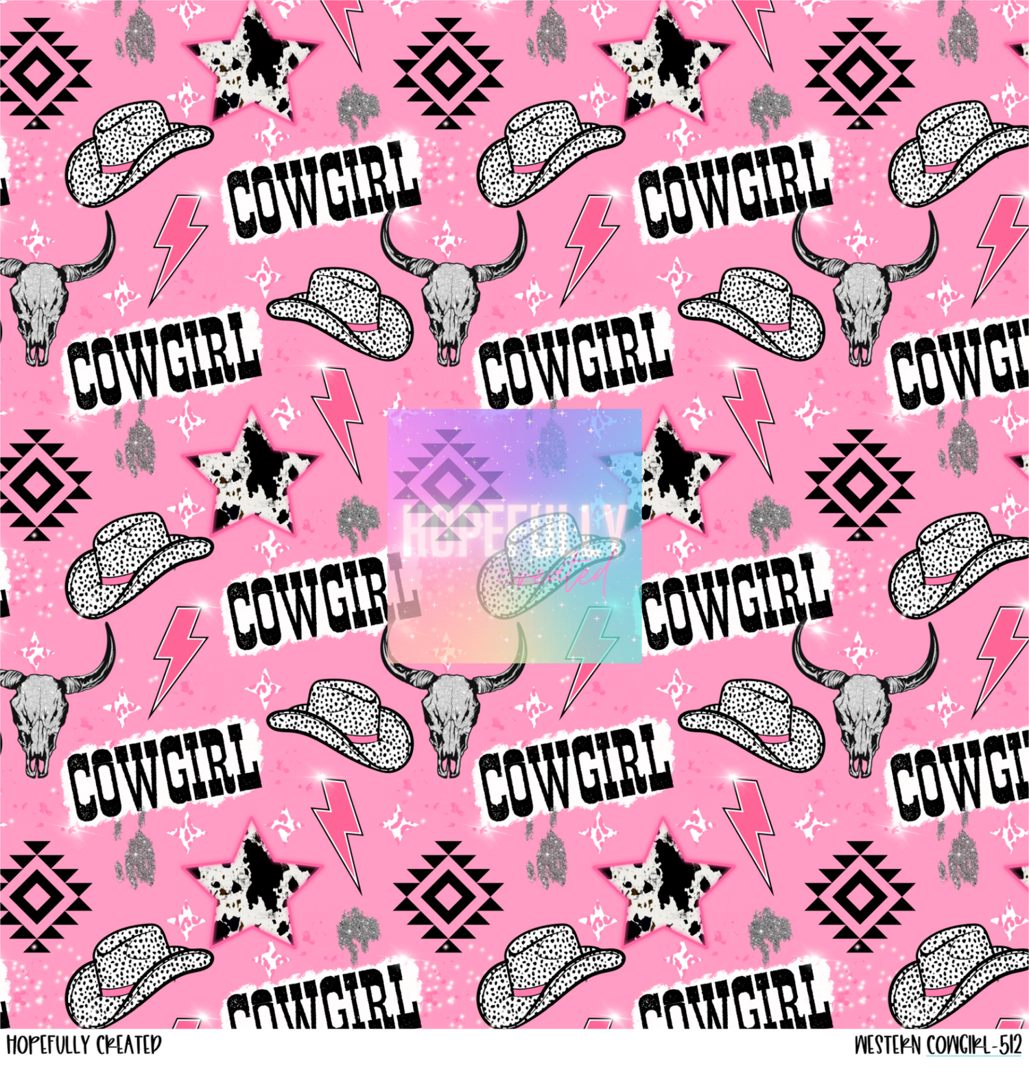 Western Cowgirl 12x12 - 512