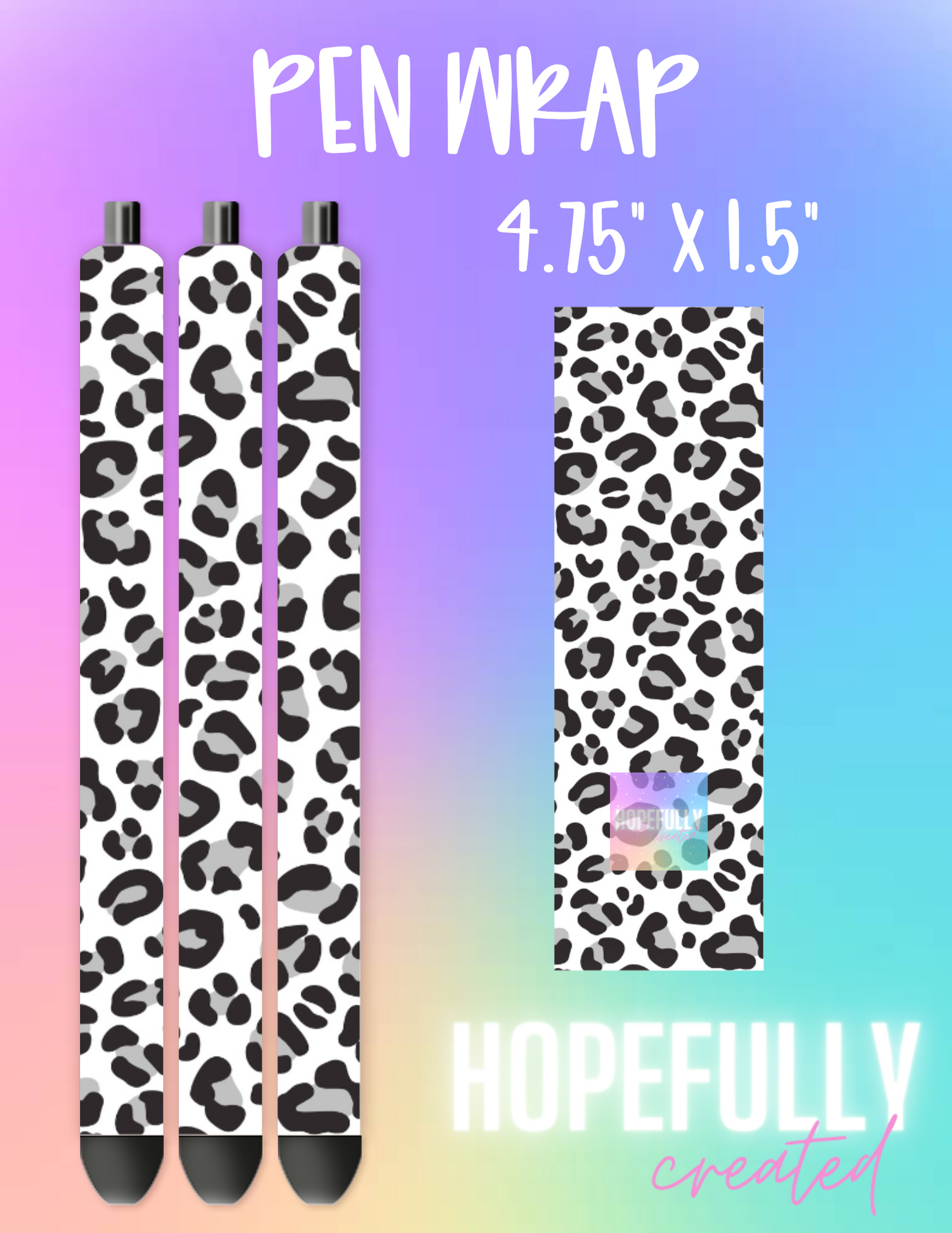 Leopard Pen Wrap-371