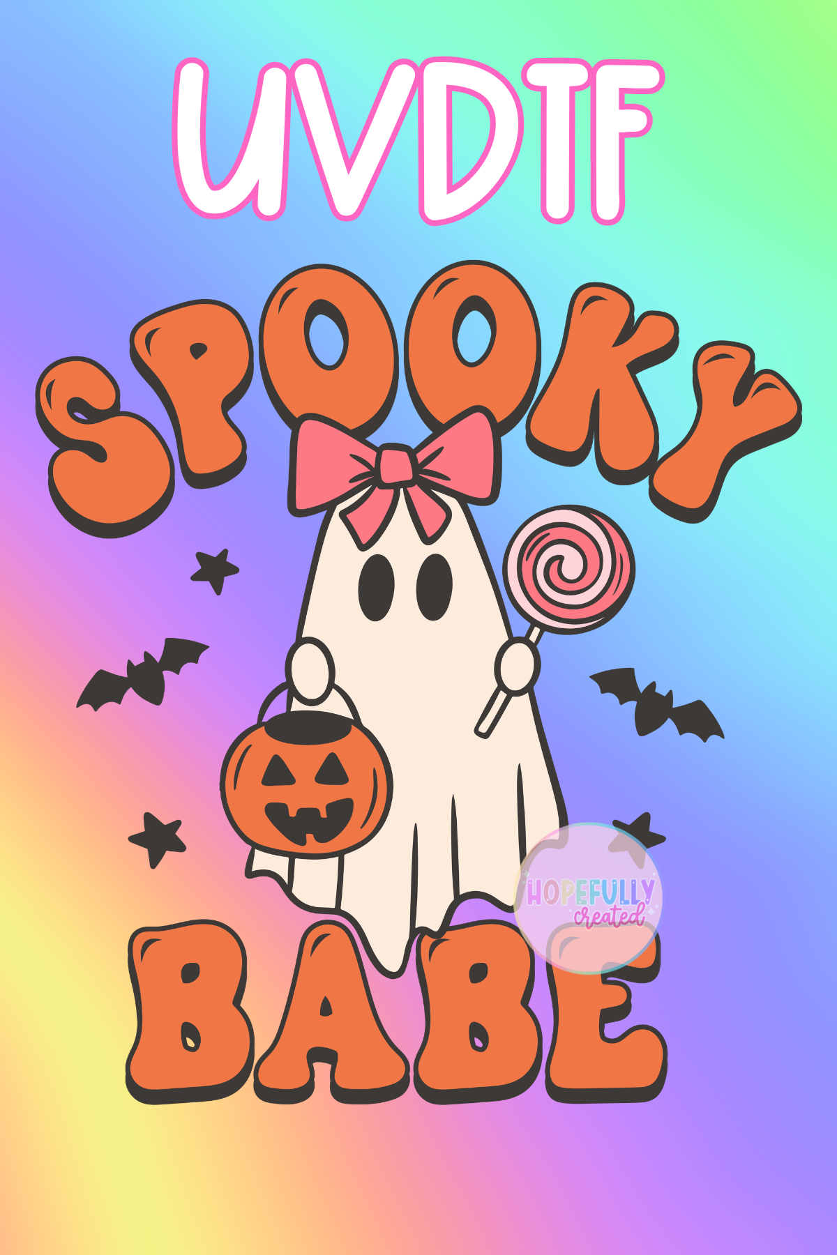 Spooky Babe UVDTF Decal