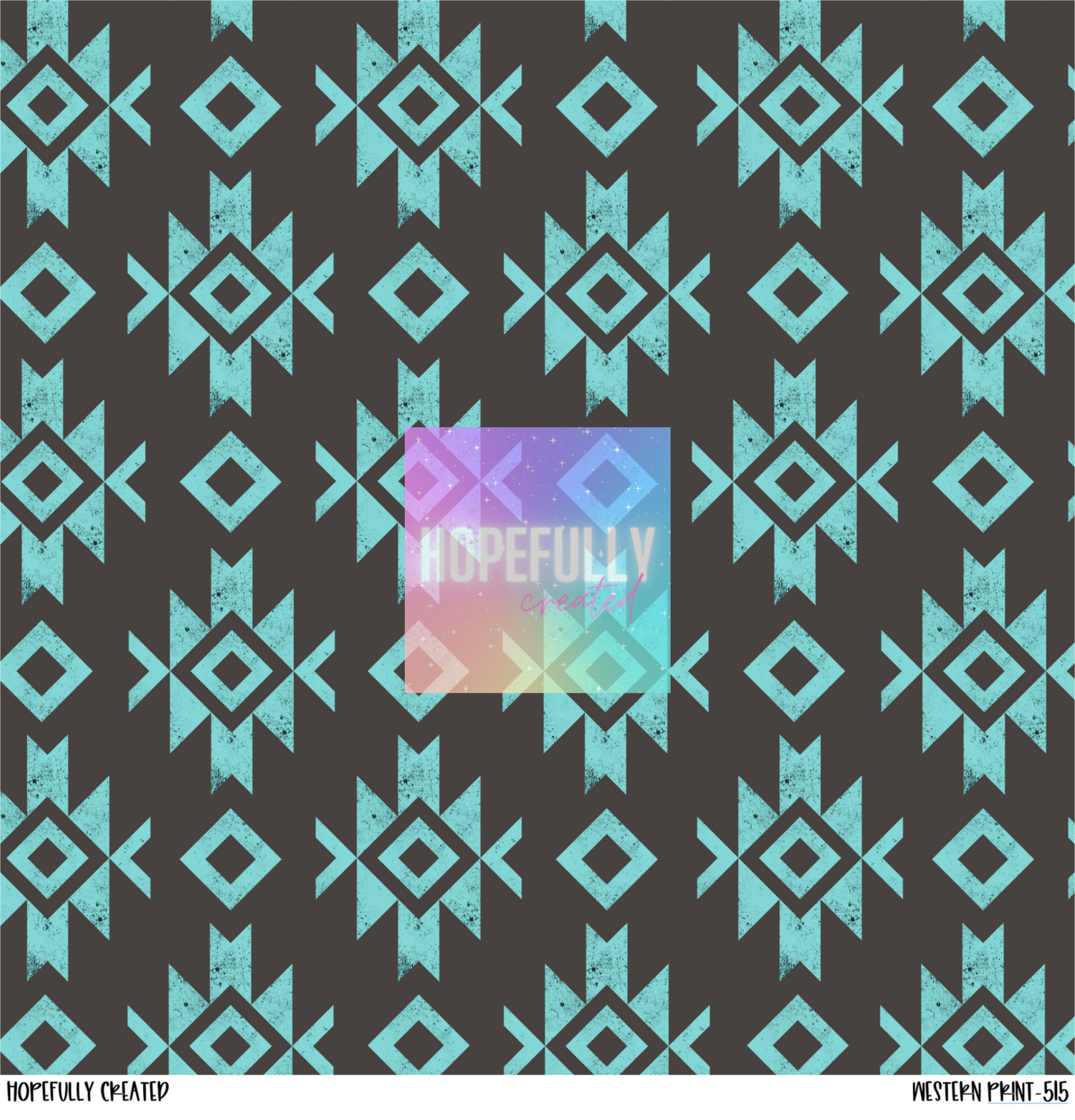 Western Print 12x12 - 515