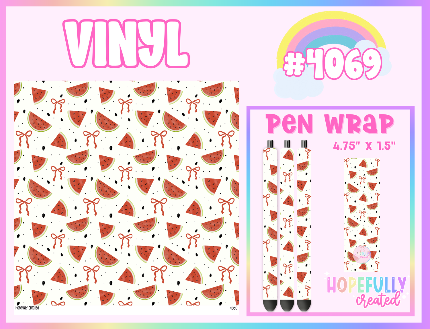 Watermelon Vinyl Collection - 4069