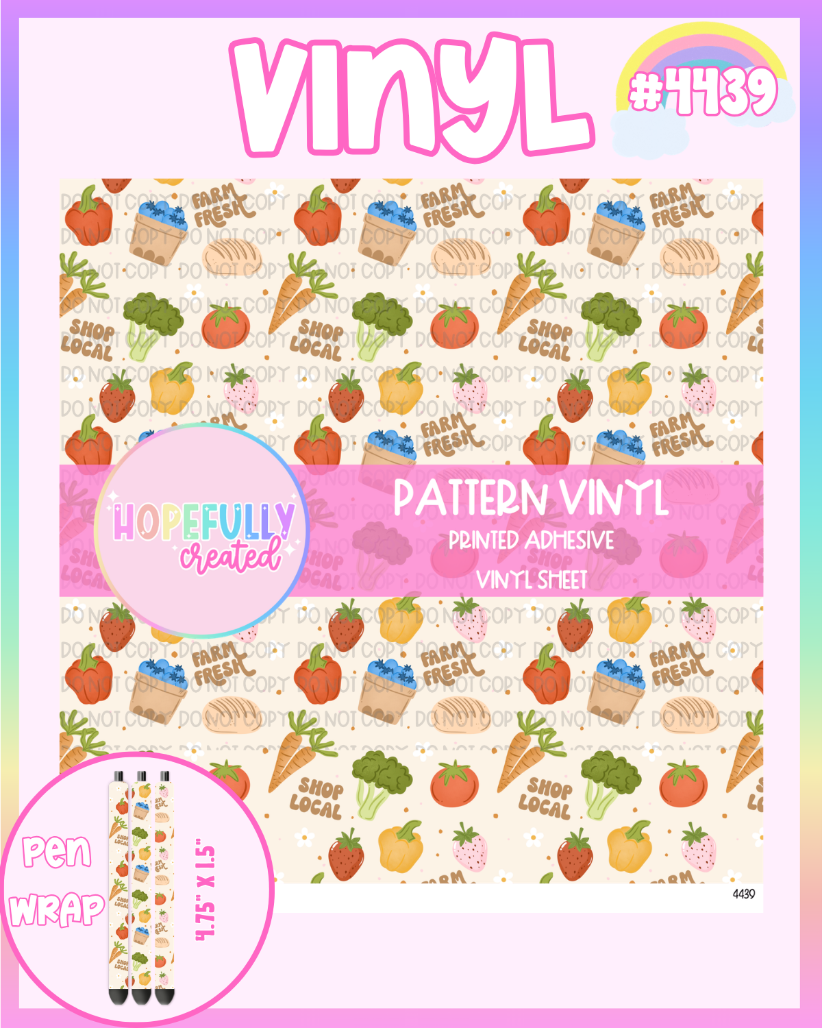 Farmers Market Vinyl Collection - 4439