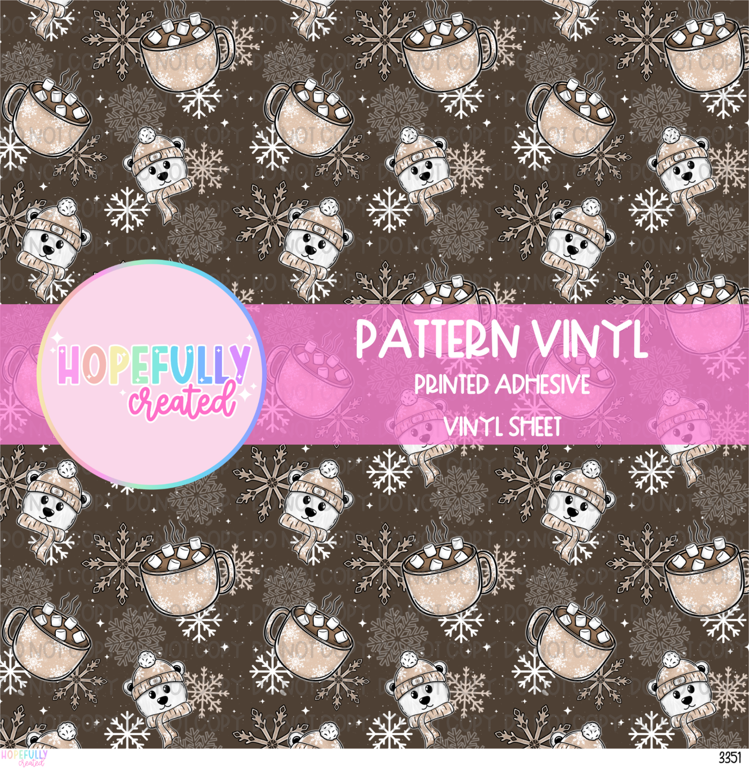 Christmas Polar Bear Vinyl Collection - 3351