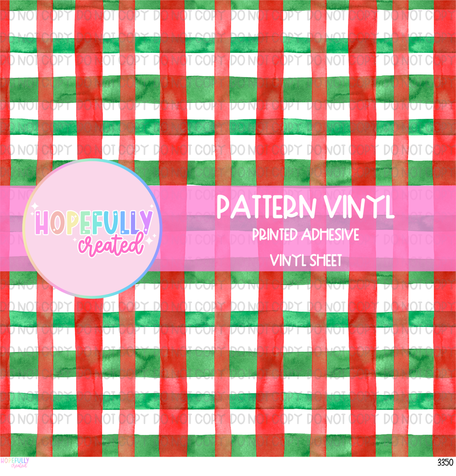 Christmas Plaid Vinyl Collection - 3350