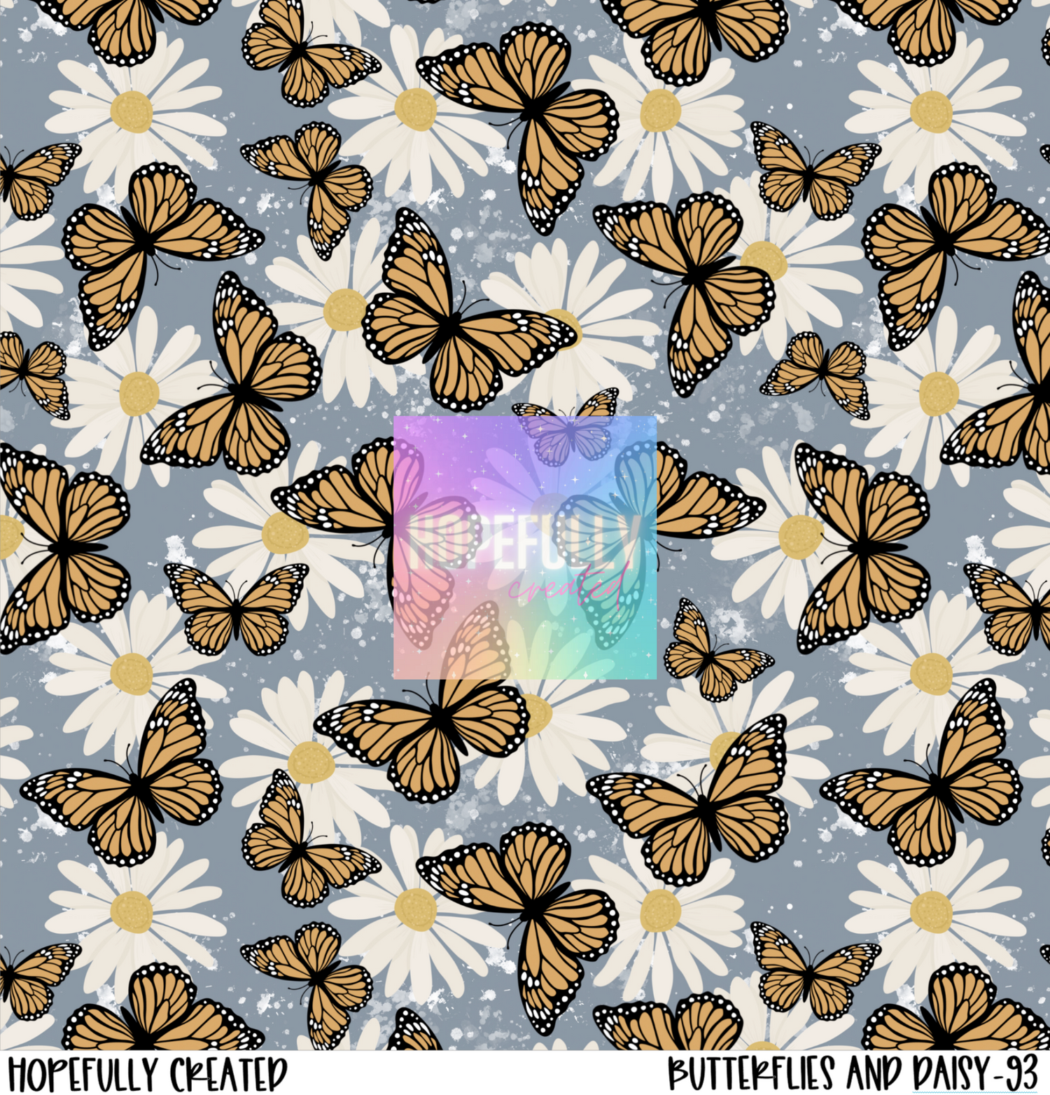 Butterflies and Daisy Vinyl Collection-93