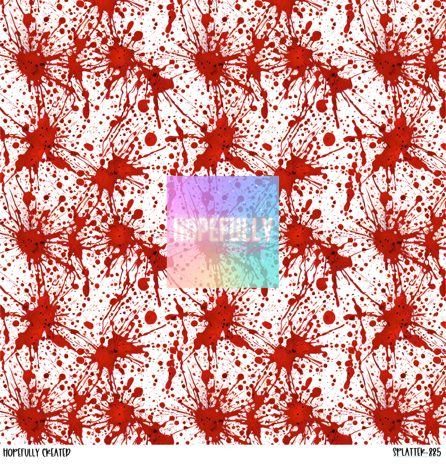 Blood Splatter Vinyl Collection - 885