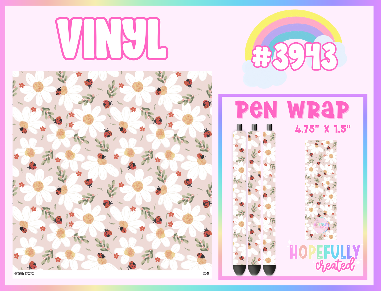Floral Vinyl Collection - 3943