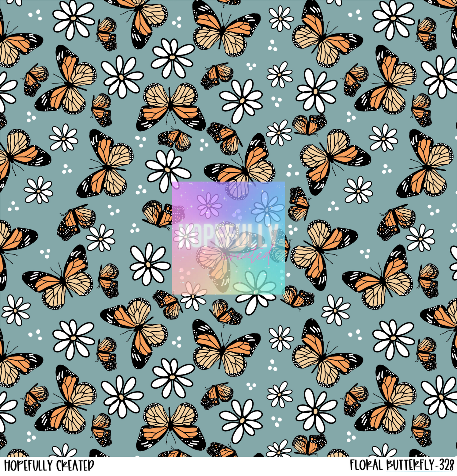 Floral Butterfly Vinyl Collection- 328