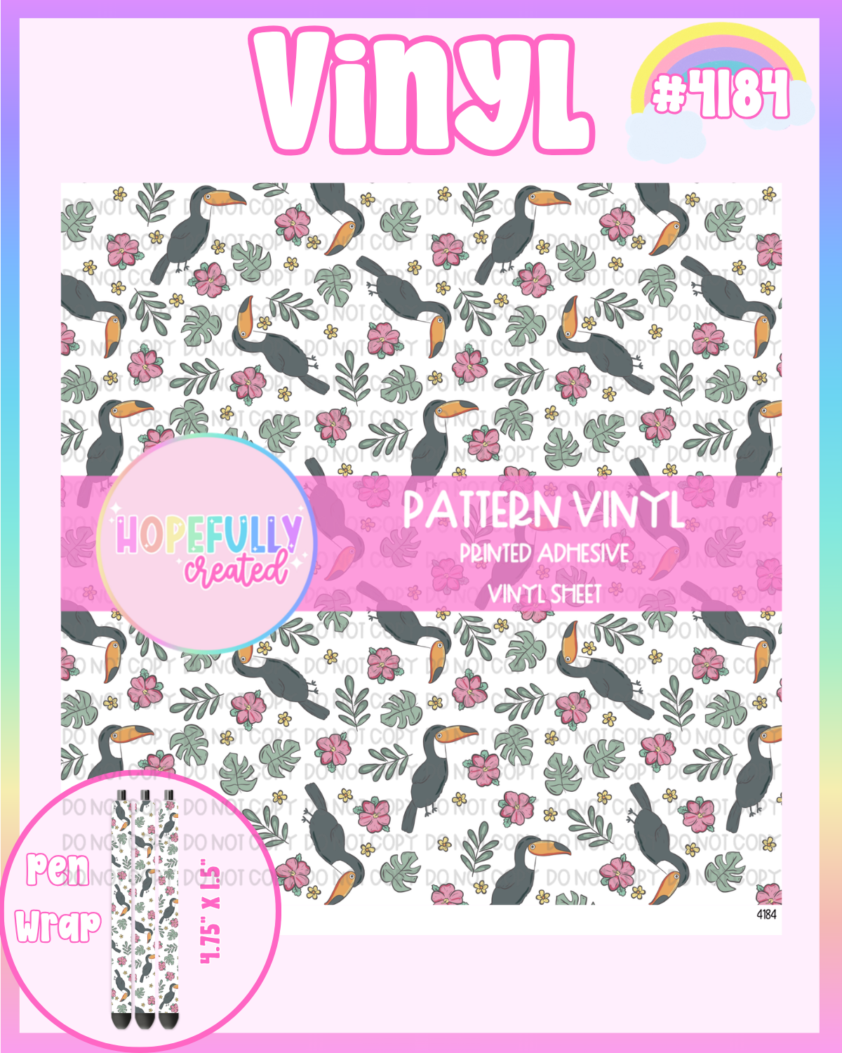 Tropical Bird Vinyl Collection - 4184