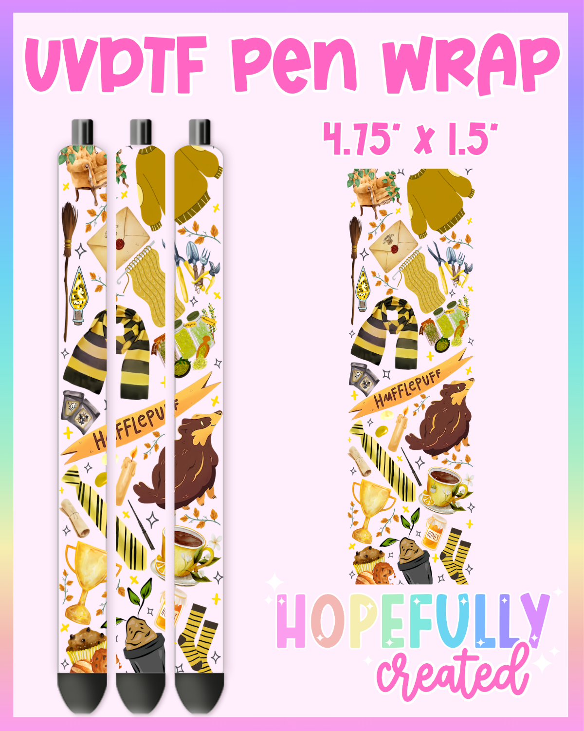 Yellow House UVDTF Pen Wrap