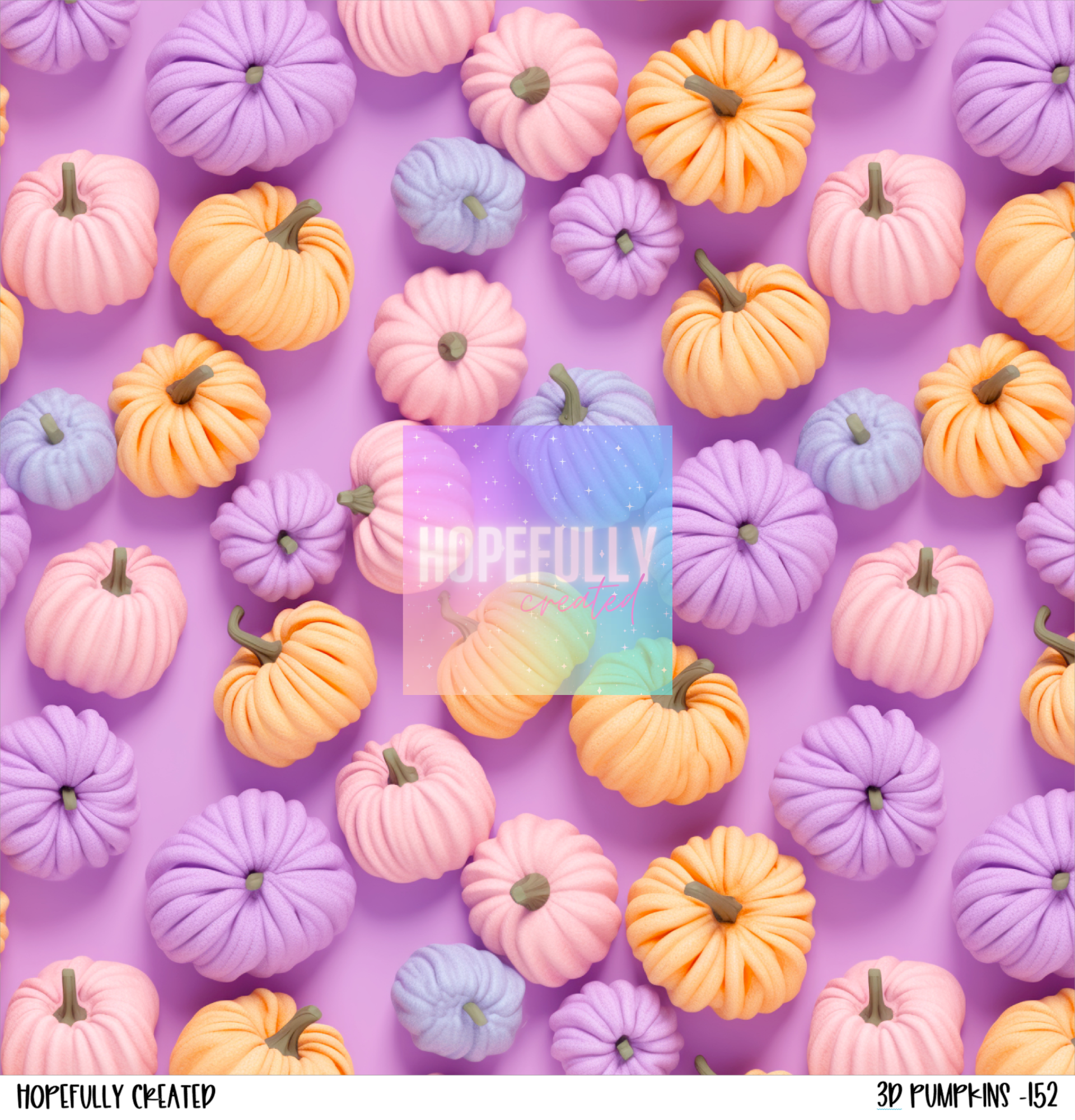 3D Pumpkins Vinyl Collection - 152