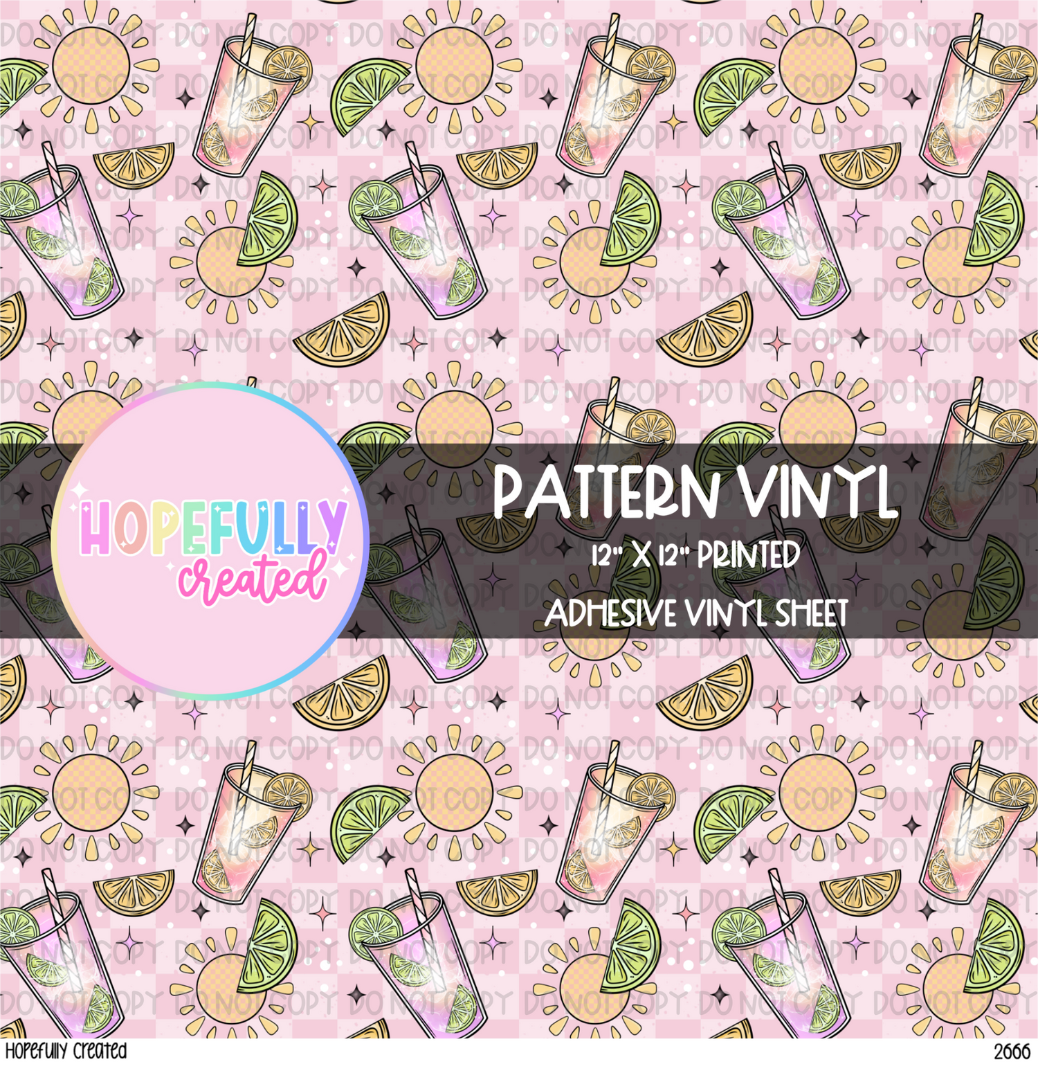 Summer Drinks Vinyl Collection- 2666