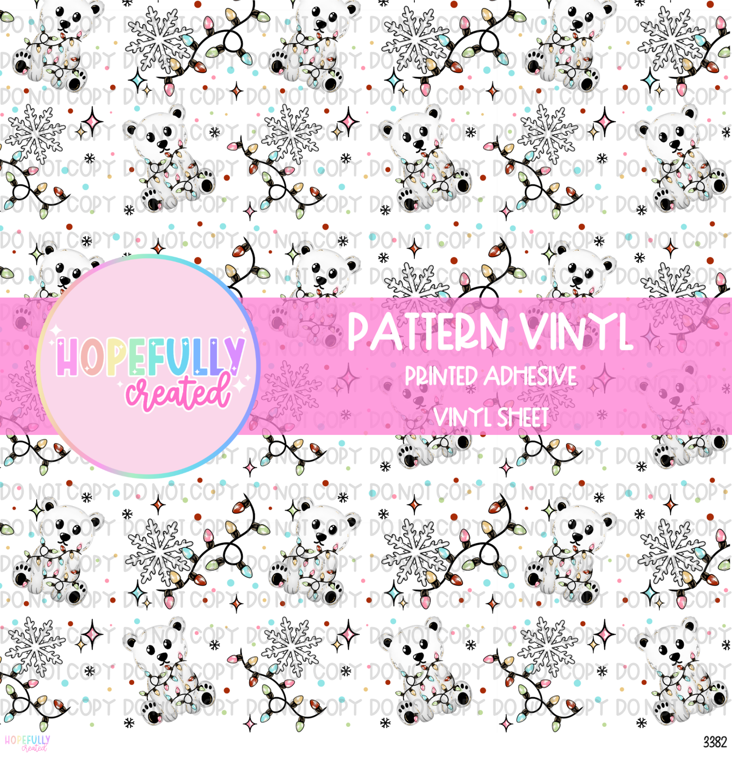 Christmas Bear Vinyl Collection - 3382