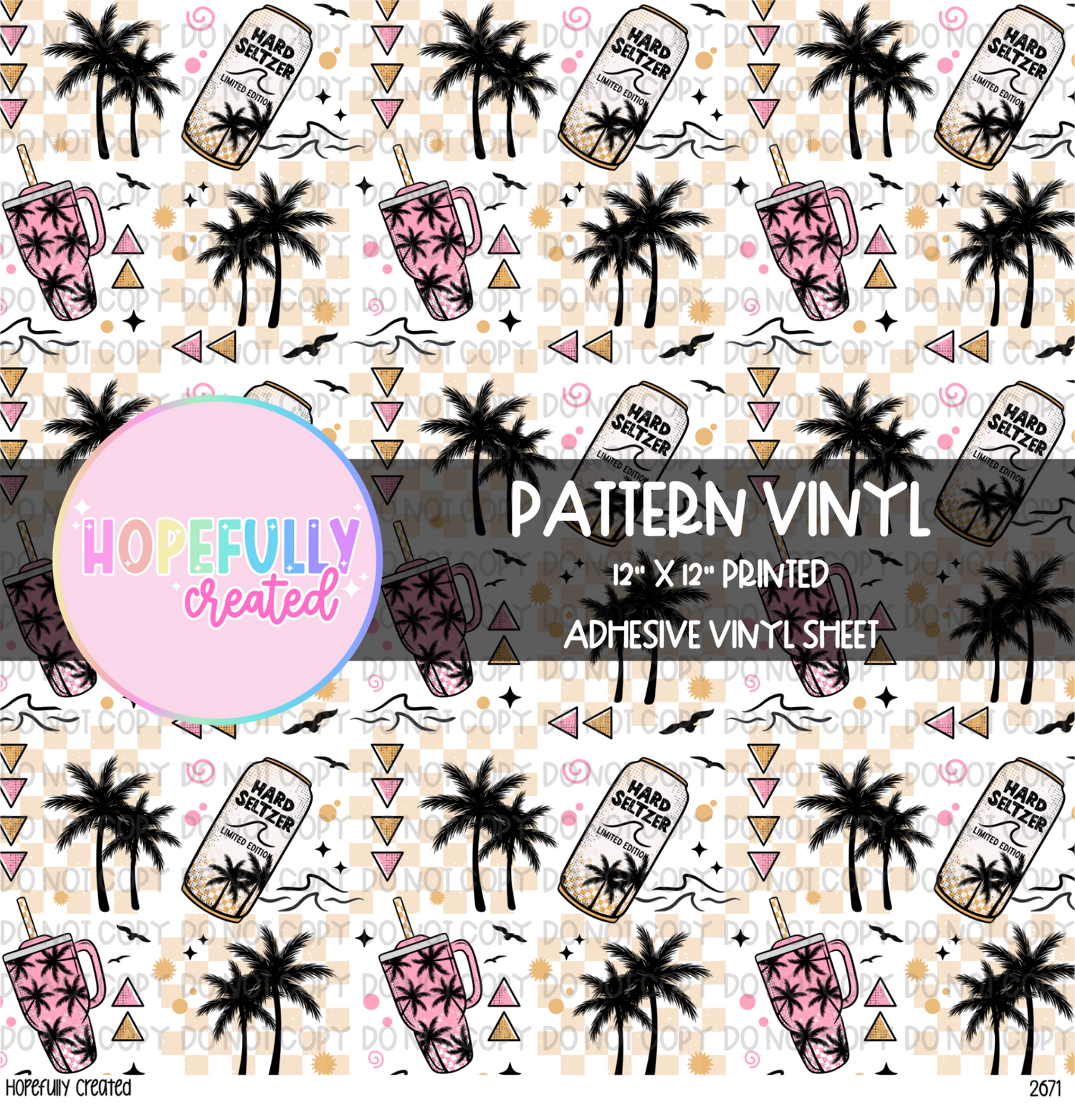 Summer Drinks Vinyl Collection- 2671