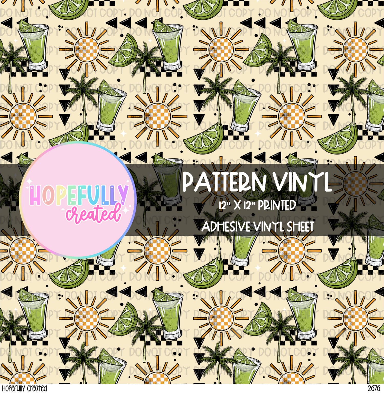 Summer Drinks Vinyl Collection- 2676
