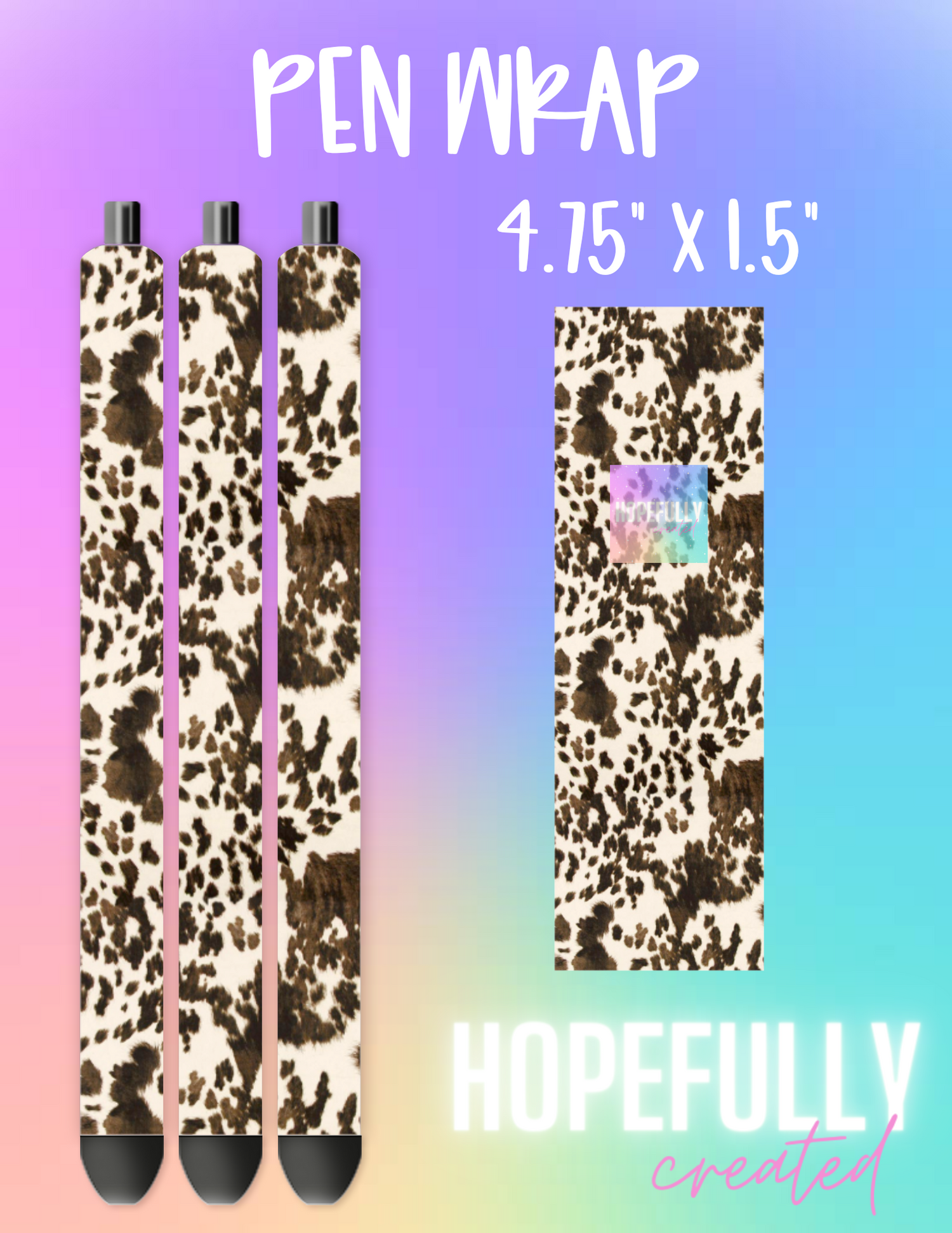 Cowhide Pen Wrap-940