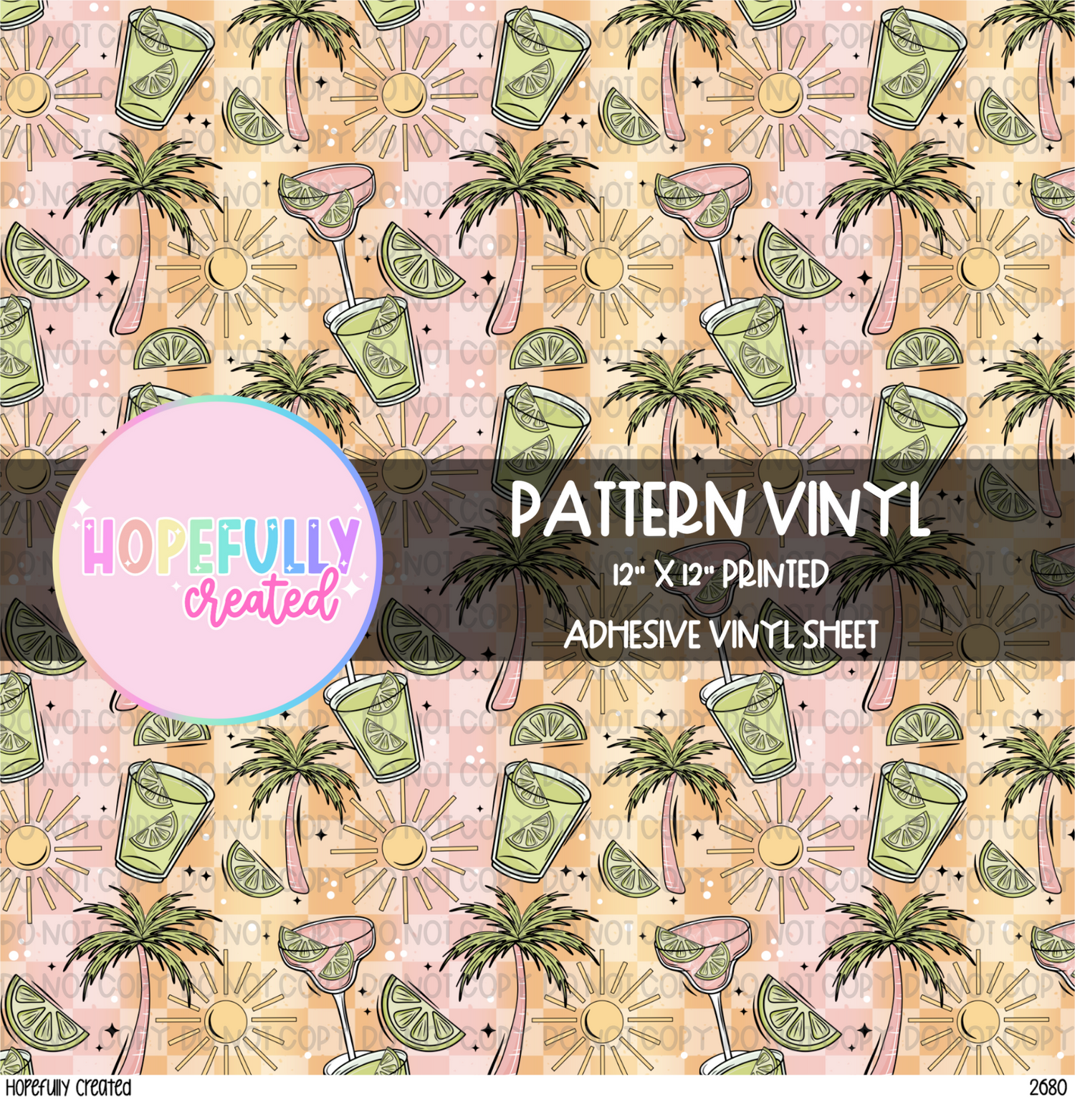 Summer Drinks Vinyl Collection- 2680