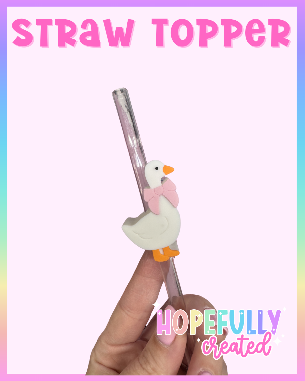 Goose Straw Topper