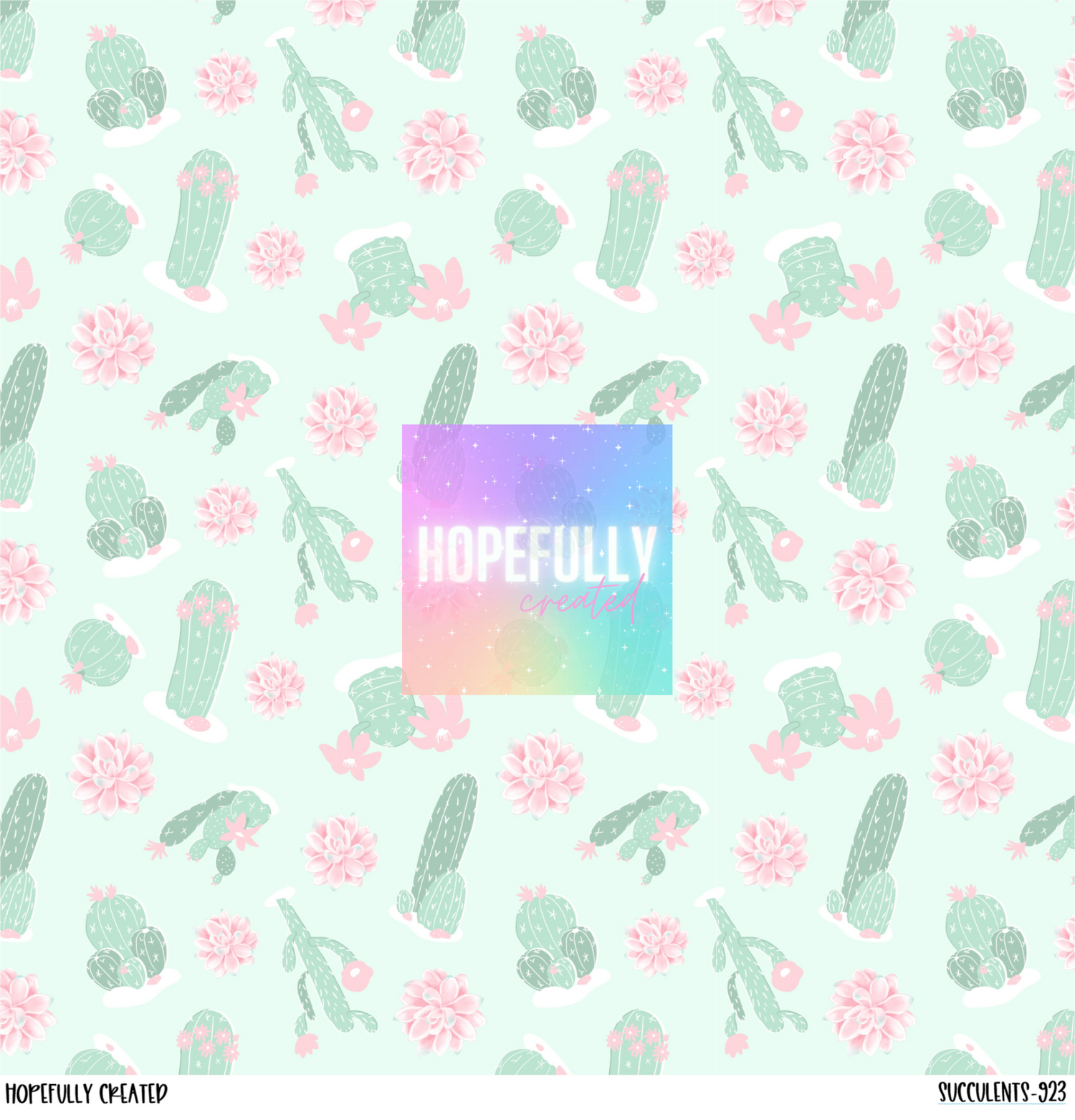 Succulents Vinyl Collection - 923