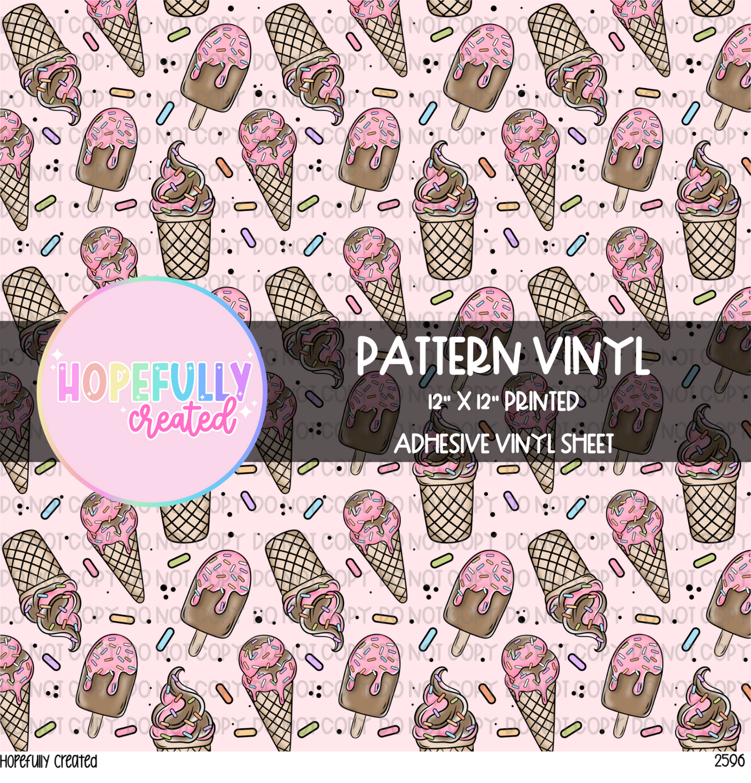 Summer Ice Cream Vinyl Collection- 2596