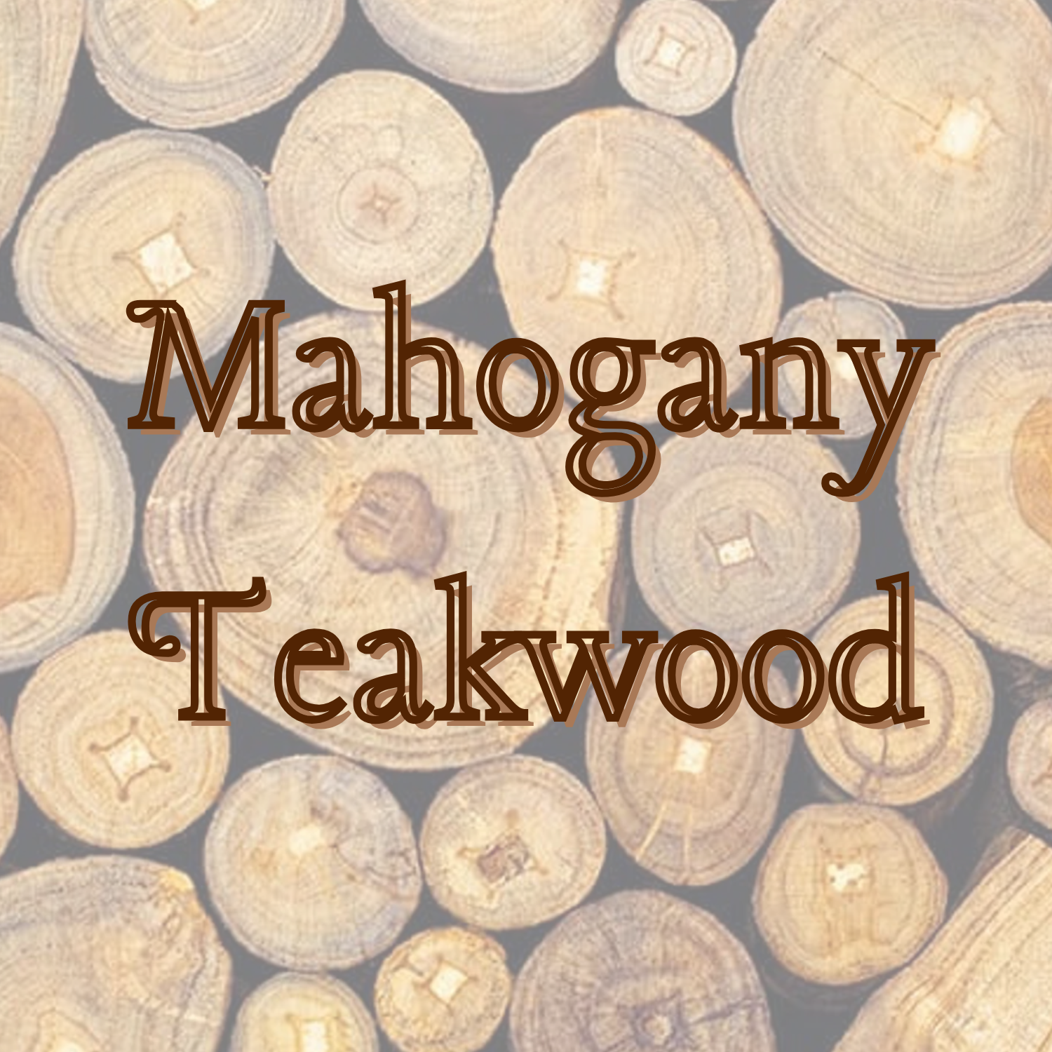 Mahogany Teakwood (Type) Pre-Scented Beads