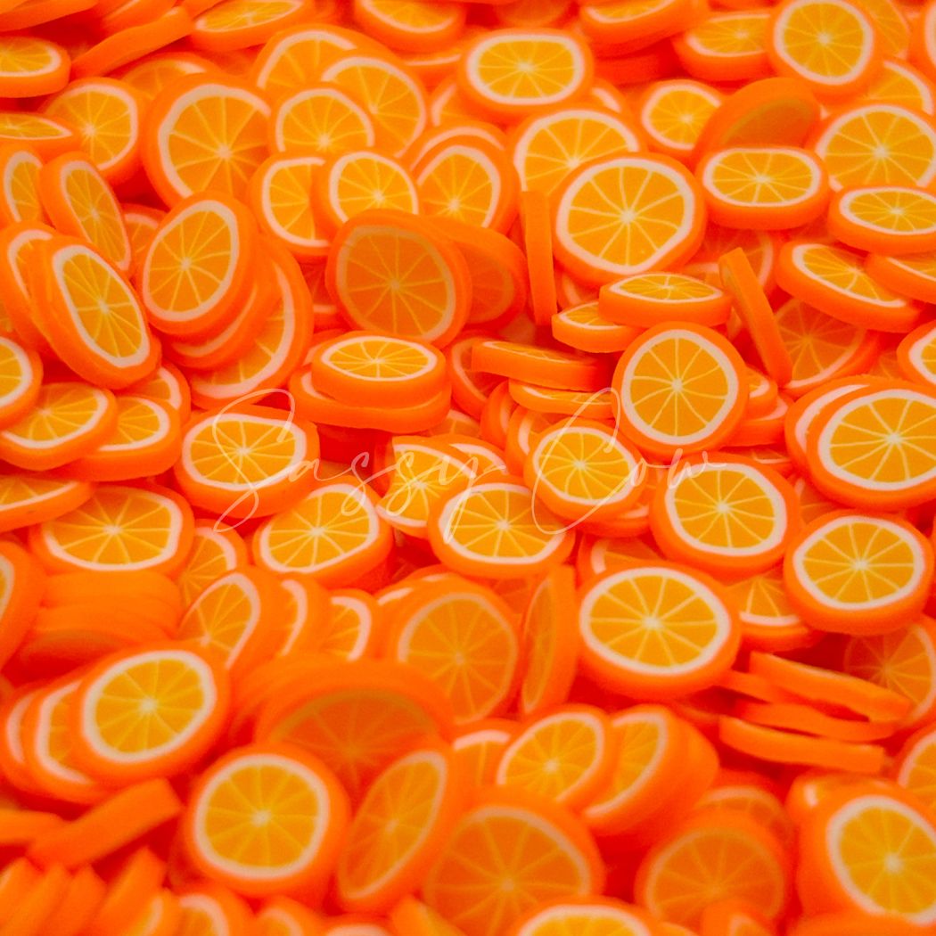 ORANGE YOU GLAD  Polymer Clay 1oz