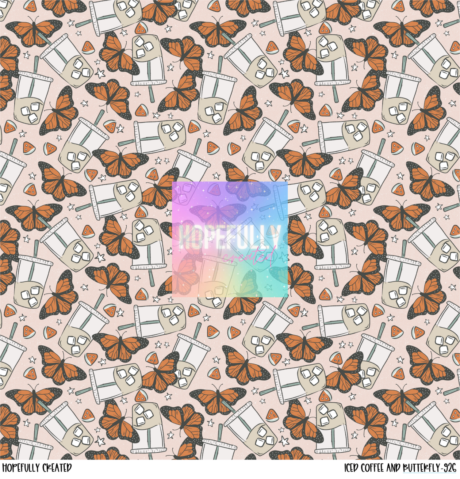 Iced Coffee and Butterfly Vinyl Collection - 926
