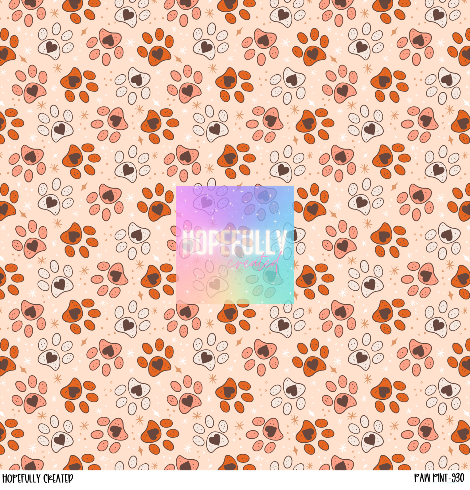 Paw Print Vinyl Collection- 930