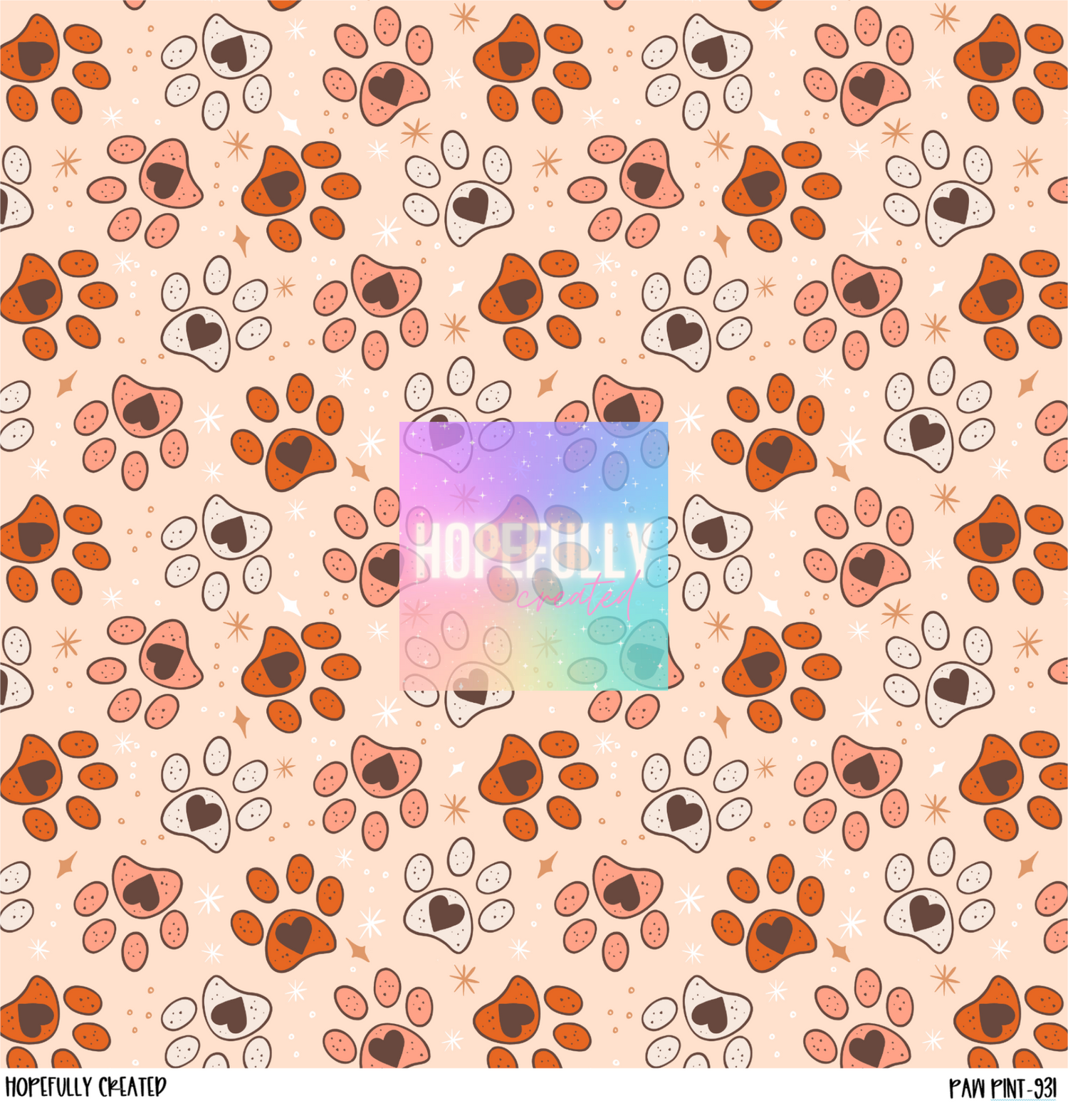 Paw Print Vinyl Collection - 931