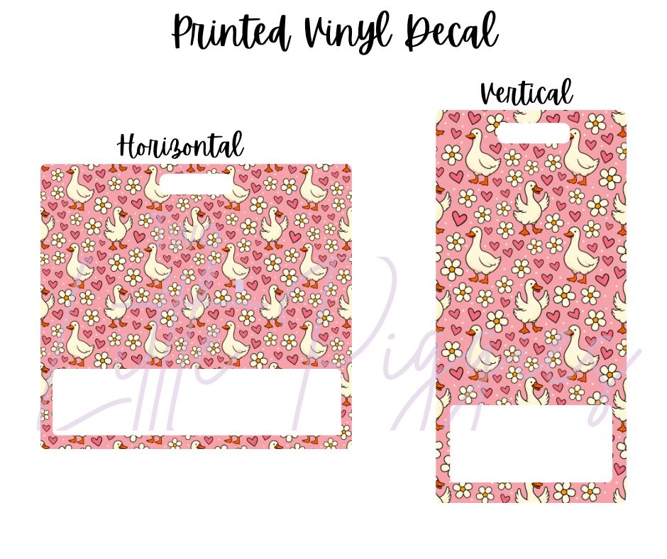 Printed Vinyl - Valentine Silly Goose