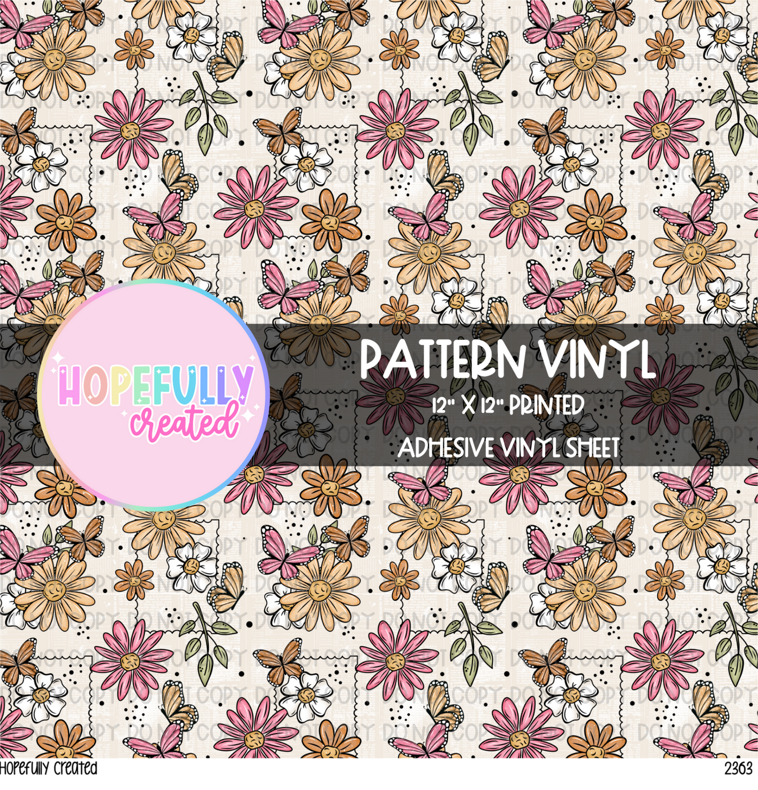 Floral Vinyl Collection- 2363