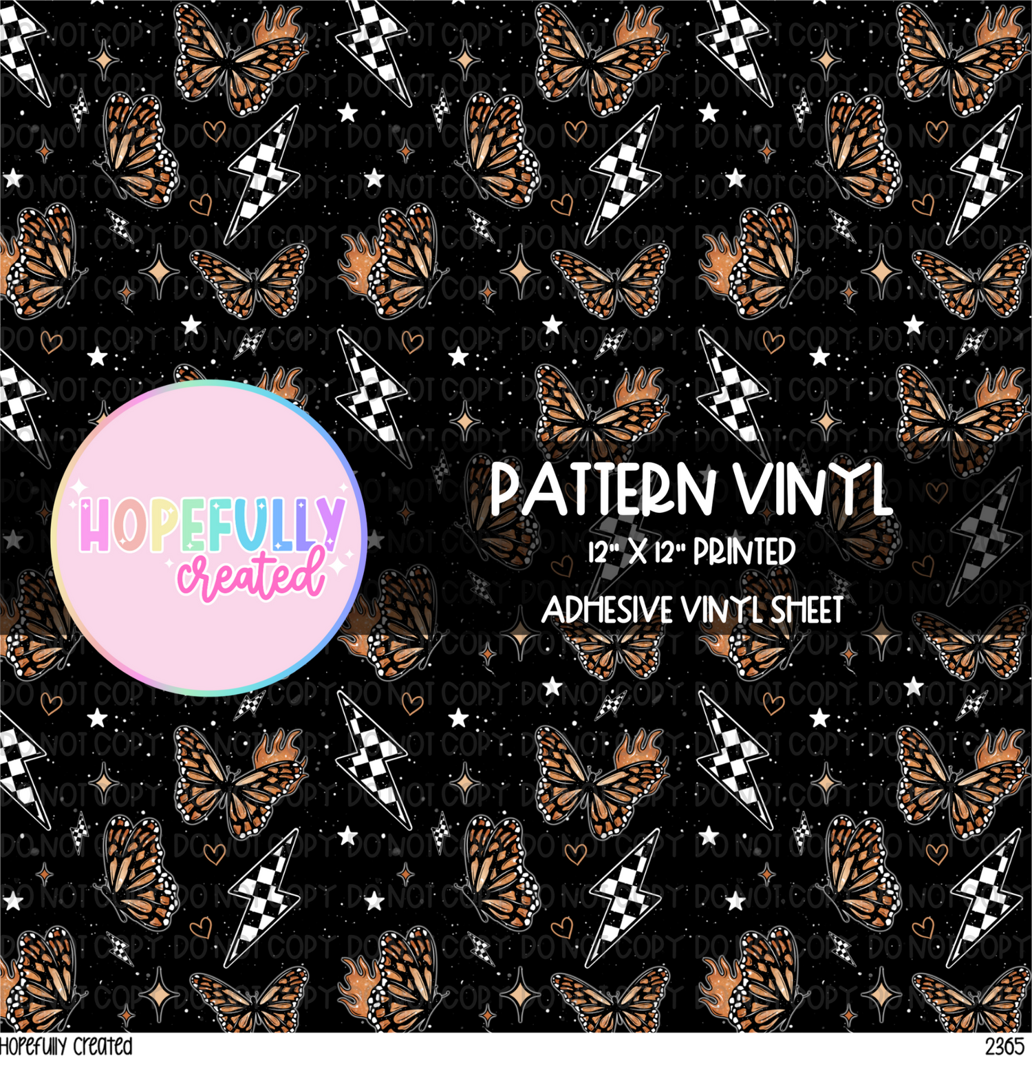 Checker Butterfly Vinyl Collection- 2365