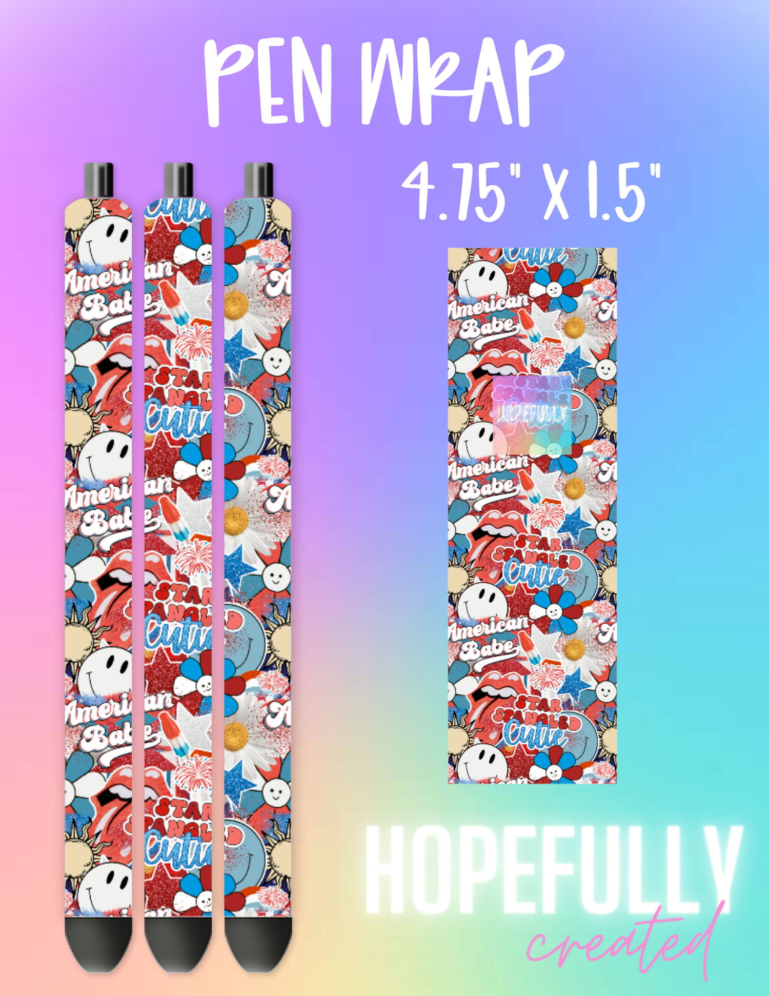 Patriotic Pen Wrap-1352