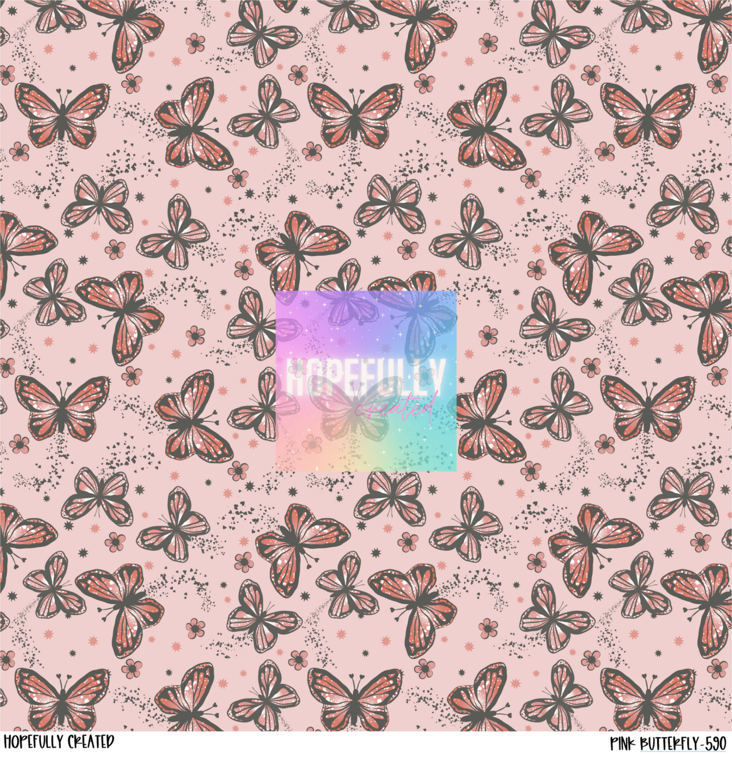 Pink Butterfly Vinyl Collection - 590